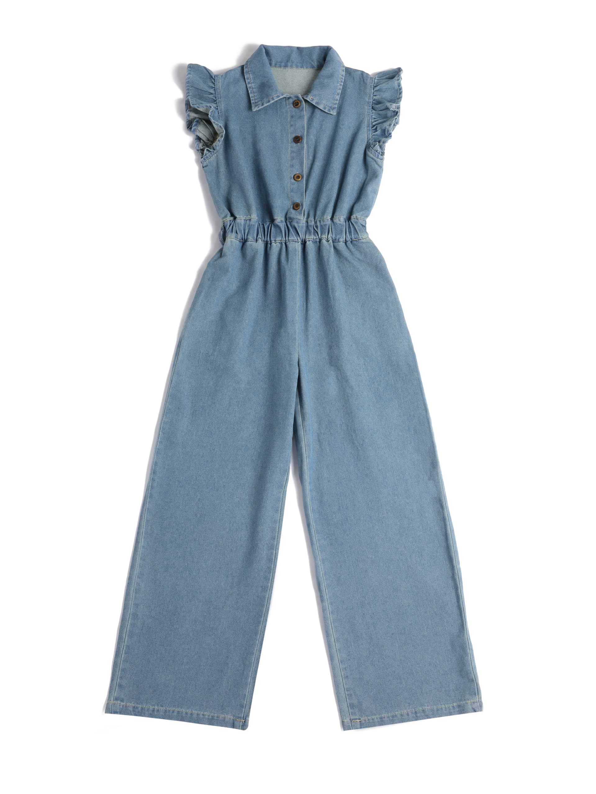 Combinaison pour fille - Pantalon long pour fille - Manches courtes - Décontracté - Sport - Élégante