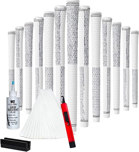Wedge Guys Kits de agarre de golf para regripping palos de golf, calidad profesional, opciones incluyen hoja de gancho, 15 o 30 tiras de cinta de disponible en Yaxa Colombia