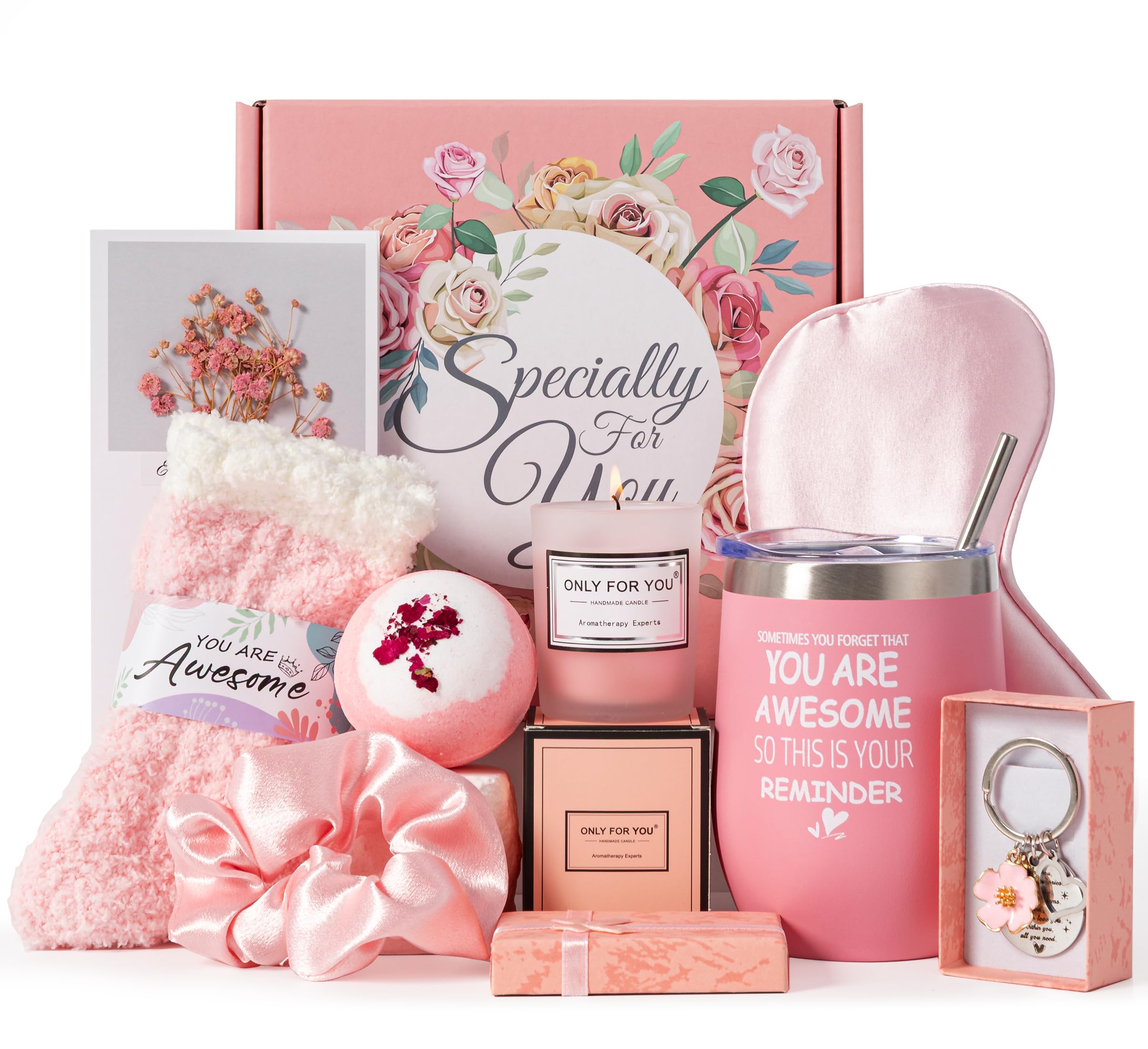 Gifts for Women,Birthday Hampers Pamper for Her, Get Well Soon Thinking of You Baskets Self Care Package Relaxation Bath Set Christmas Mothers day Present for Mum, Wife,Best Friends,Sister,Daughter
