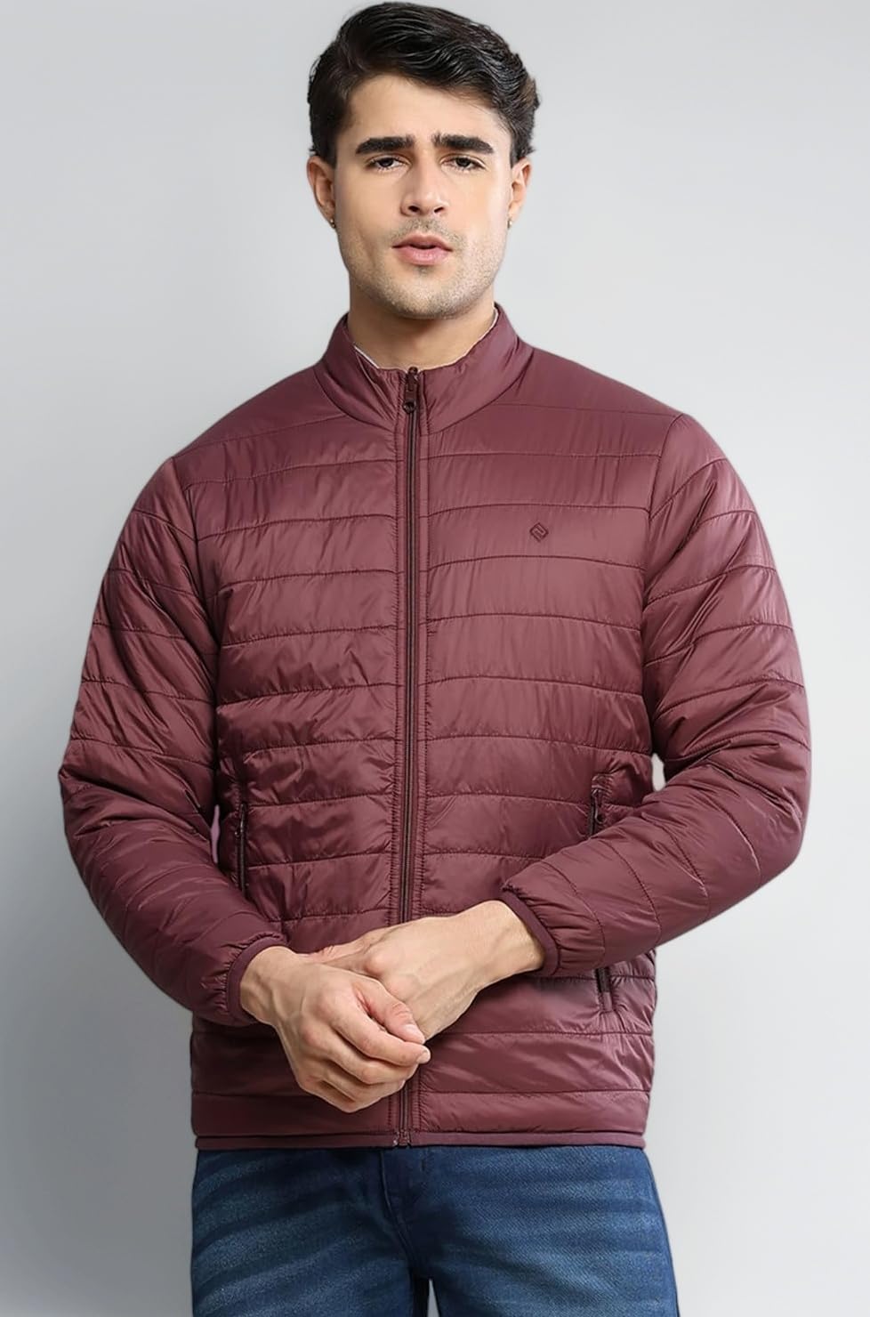 - By Monte Carlo Men Regular Fit Solid Mock Neck Side Pocket Zipper Closure Full Sleeve Winter Jacket| Warm Coat for Men | Stylish Full Sleeve Zipper Jacket (Pack Of 1)