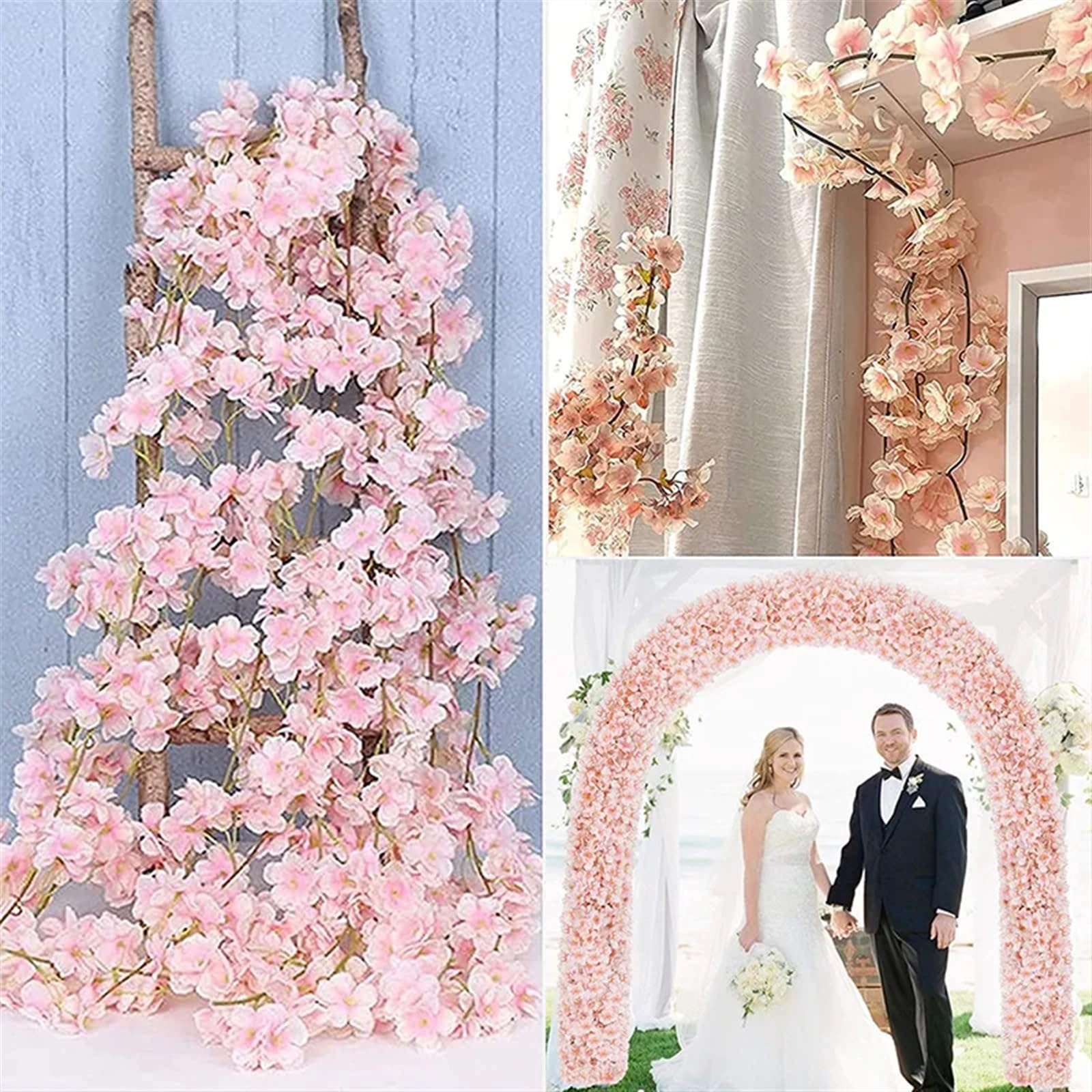 1,8 m Domowa dekoracja łuku ogrodowego na wesele(Light Pink)