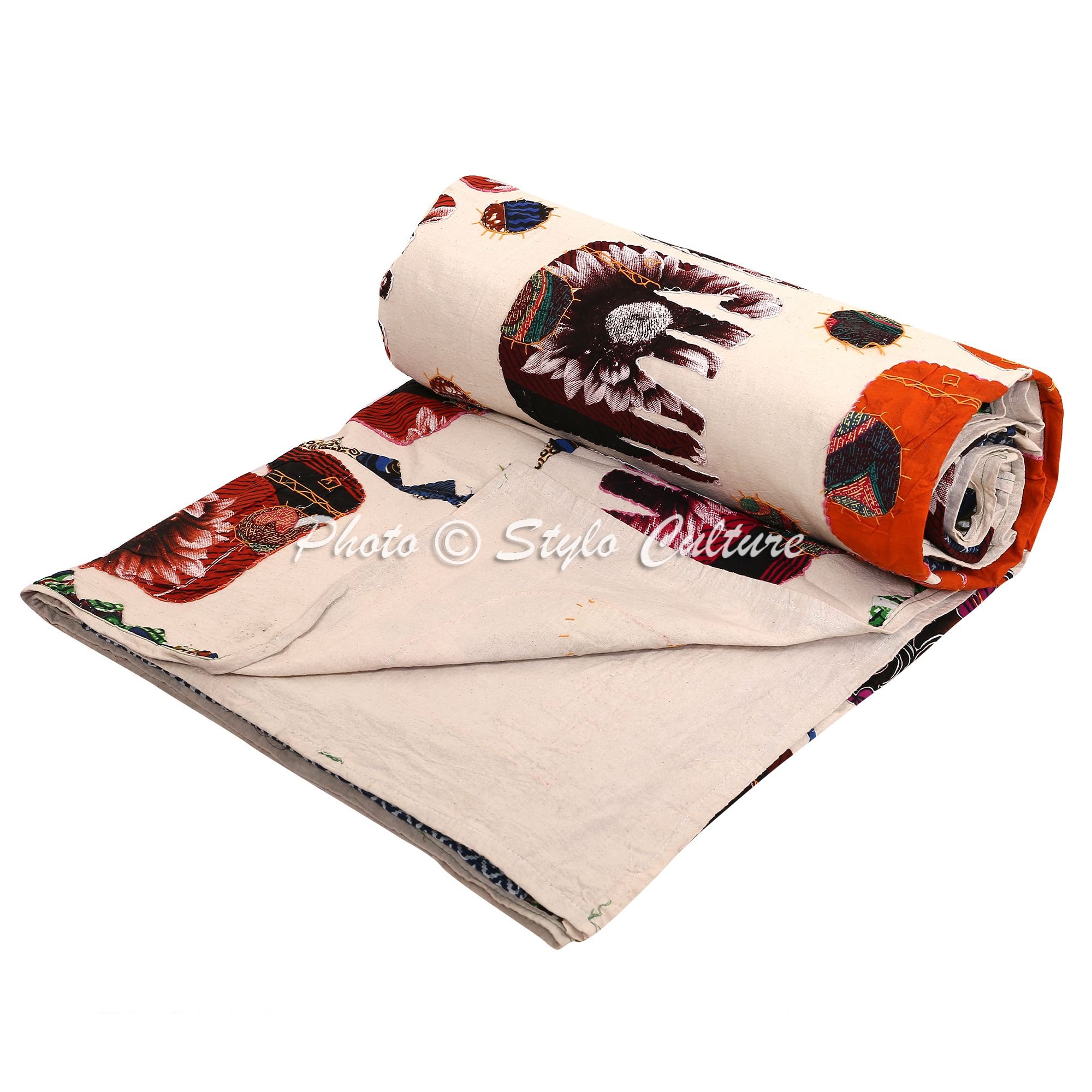 Stylo Culture Cotton 150 TC Blanket (Twin, Off White)-image-17