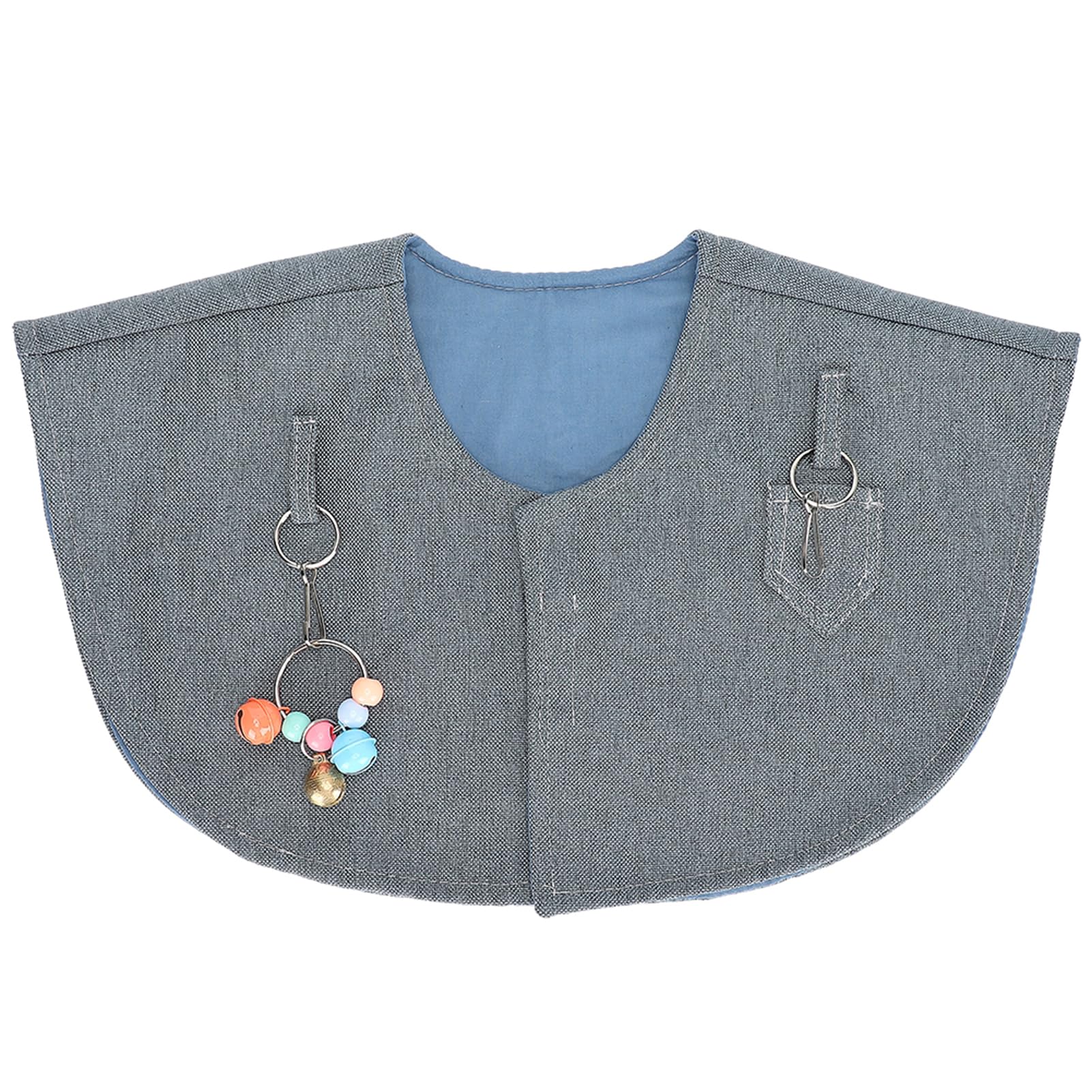 Protector de hombro antiarañazos para loros, almohadilla para cubierta de caca de pañal para pájaros, tobillera antiarañazos, almohadilla para hombros para mascotas, mantón de