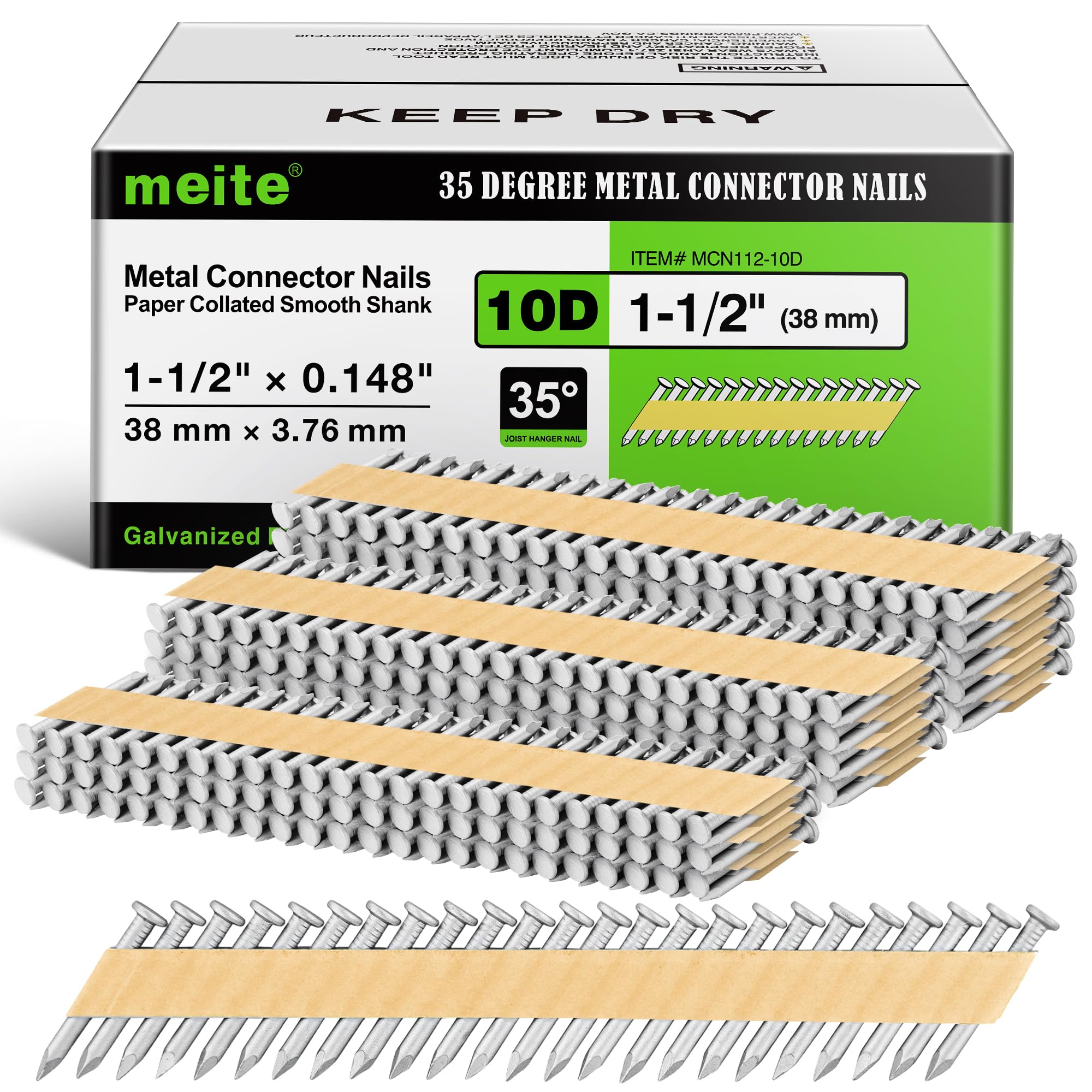 Meite Joist Hanger Nails - 2000 PCS -8 Meite Joist Hanger Nails - 2000 PCS -8