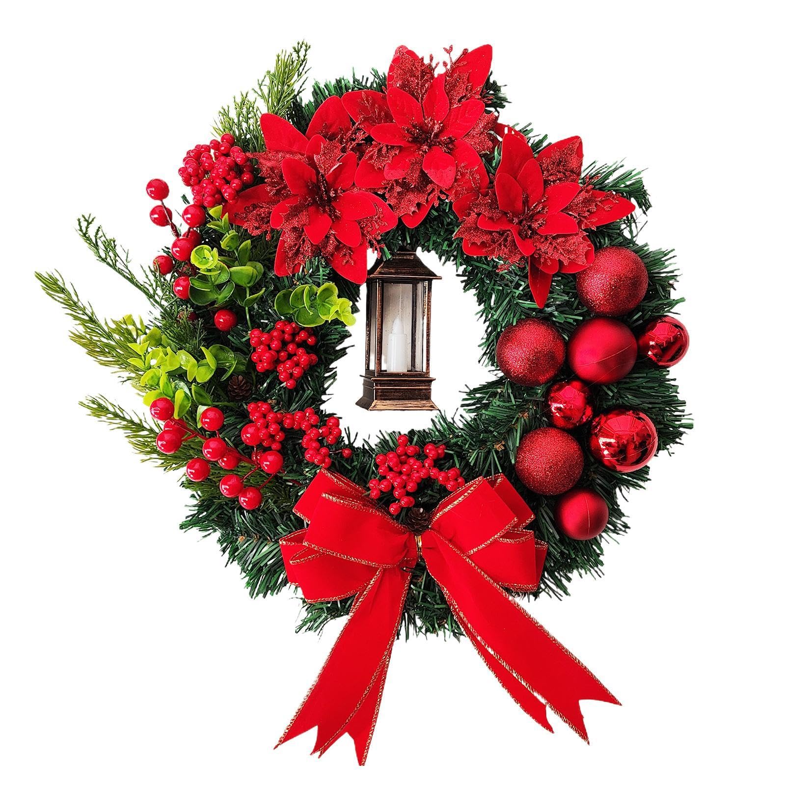 Couronne de Noël pour fenêtre solution déco lumineuse et chaleureuse