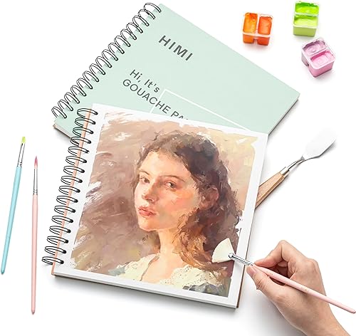 Miniatura 5 de HIMI Almohadilla Gouache, 8.5 x 8.5 pulgadas, verde