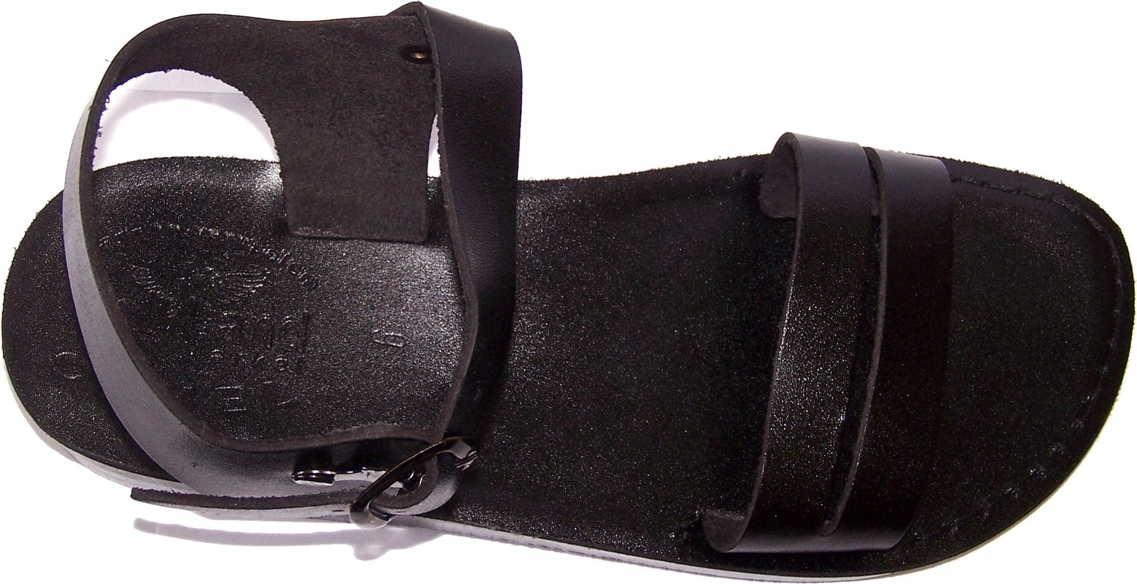 Holy Land Market Unisex Adults/Children Genuine Leather Biblical Sandals (Jesus - Yashua) Samaria Style I