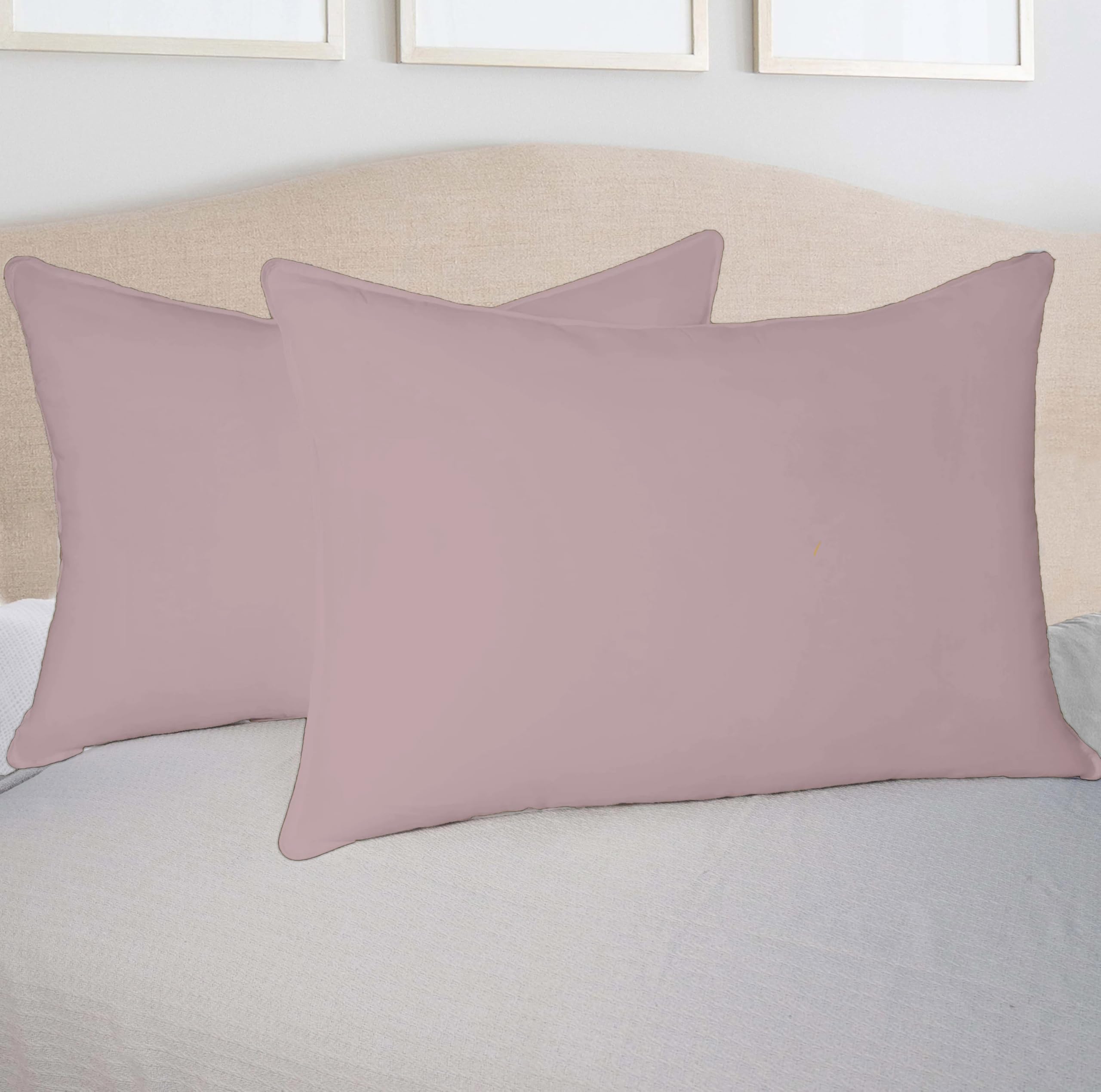Cameo Rose Cotton Pillow Covers - Set of 2 -2