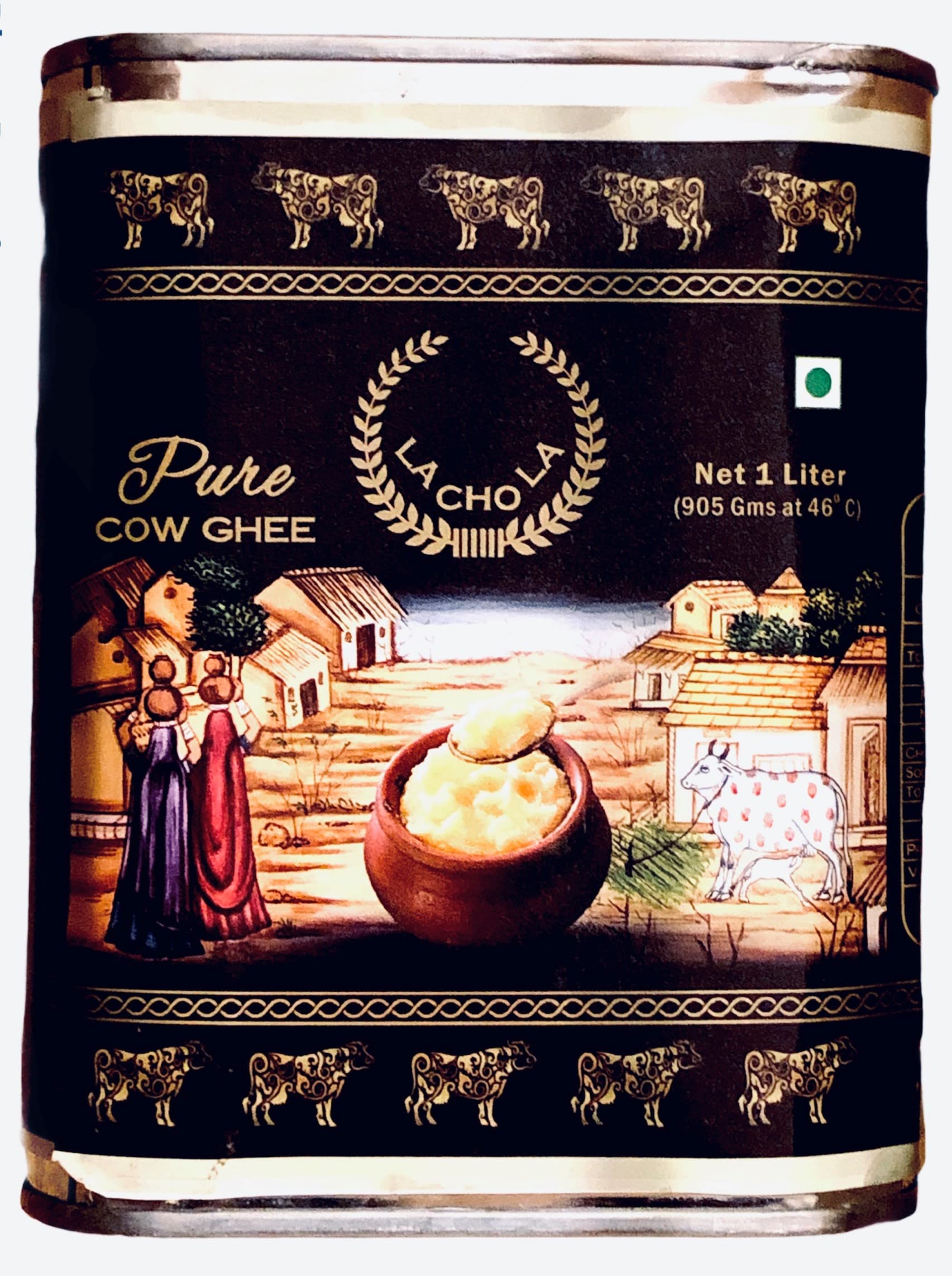 LACHOLA Cow Ghee | Made Traditionally from Curd | Pure Cow Ghee | 1 Ltr TIN BOX (PACK OF 1) (B0CNXSWR71) Amazon Price History, Amazon Price Tracker
