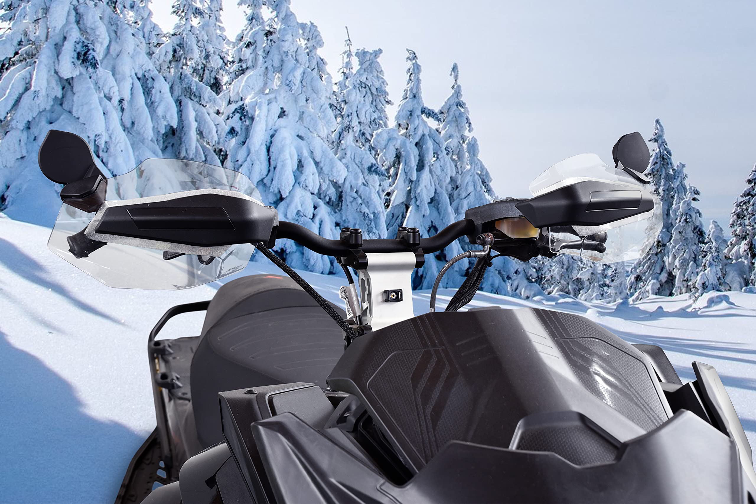 Amazon | SAUTVS 調節可能なハンドガード バックサイドミラー Ski-Doo 