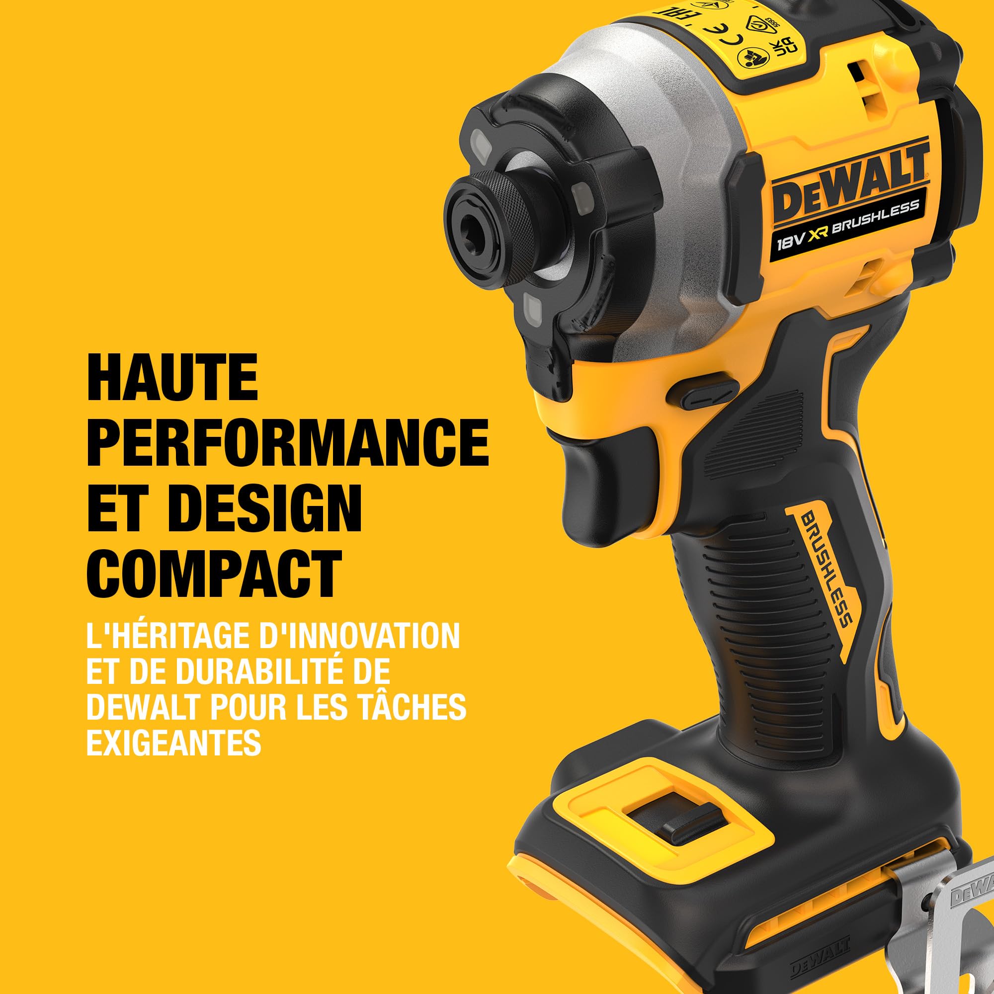 DEWALT Visseuse à Chocs Compacte XR 18V Brushless DCF850N-XJ