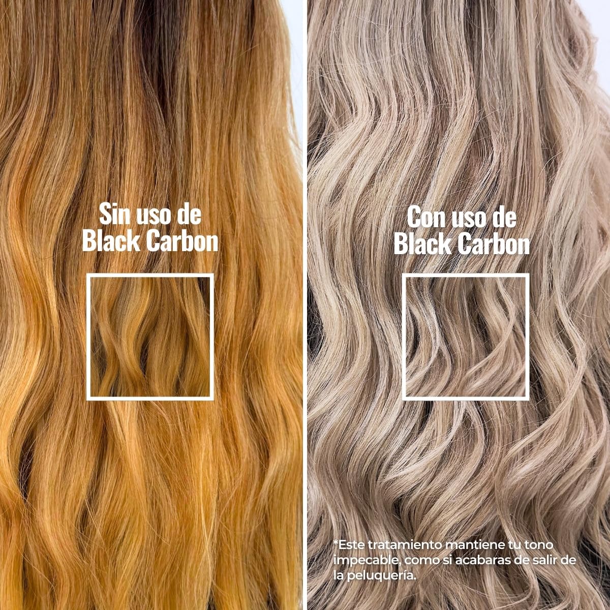 abril et nature - Set Cuidado Capilar Profesional Black Carbon - Matiza tonos no deseados - Nutre y repara - Pack Champú, Mascarilla y Spray - Hidratación Intensa - Ideal Rubios y Platinos - 550ml