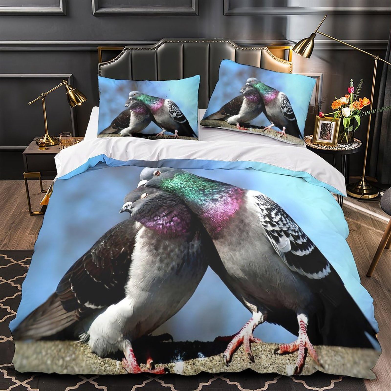 Parure de lit phénix idée cadeau anniversaire fille housse couette 3D
