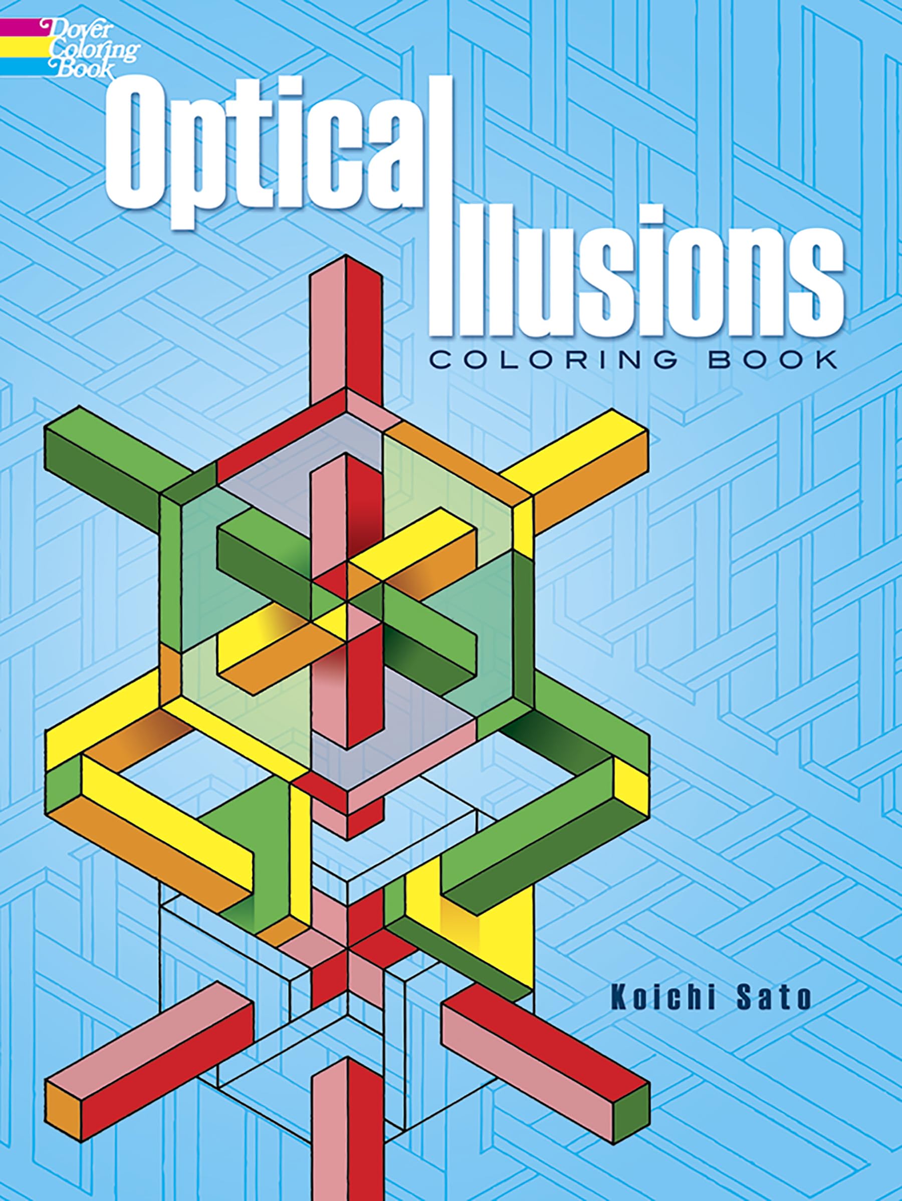 Optical Illusions Coloring Book by Koichi Sato and Coloring Books for Adults ...