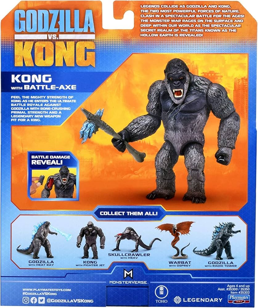 コングvs V-REX バトルゲーム　タカラ　未使用品 Amazon.co.jp: モンスターバース ゴジラ対コング 6インチ 香港