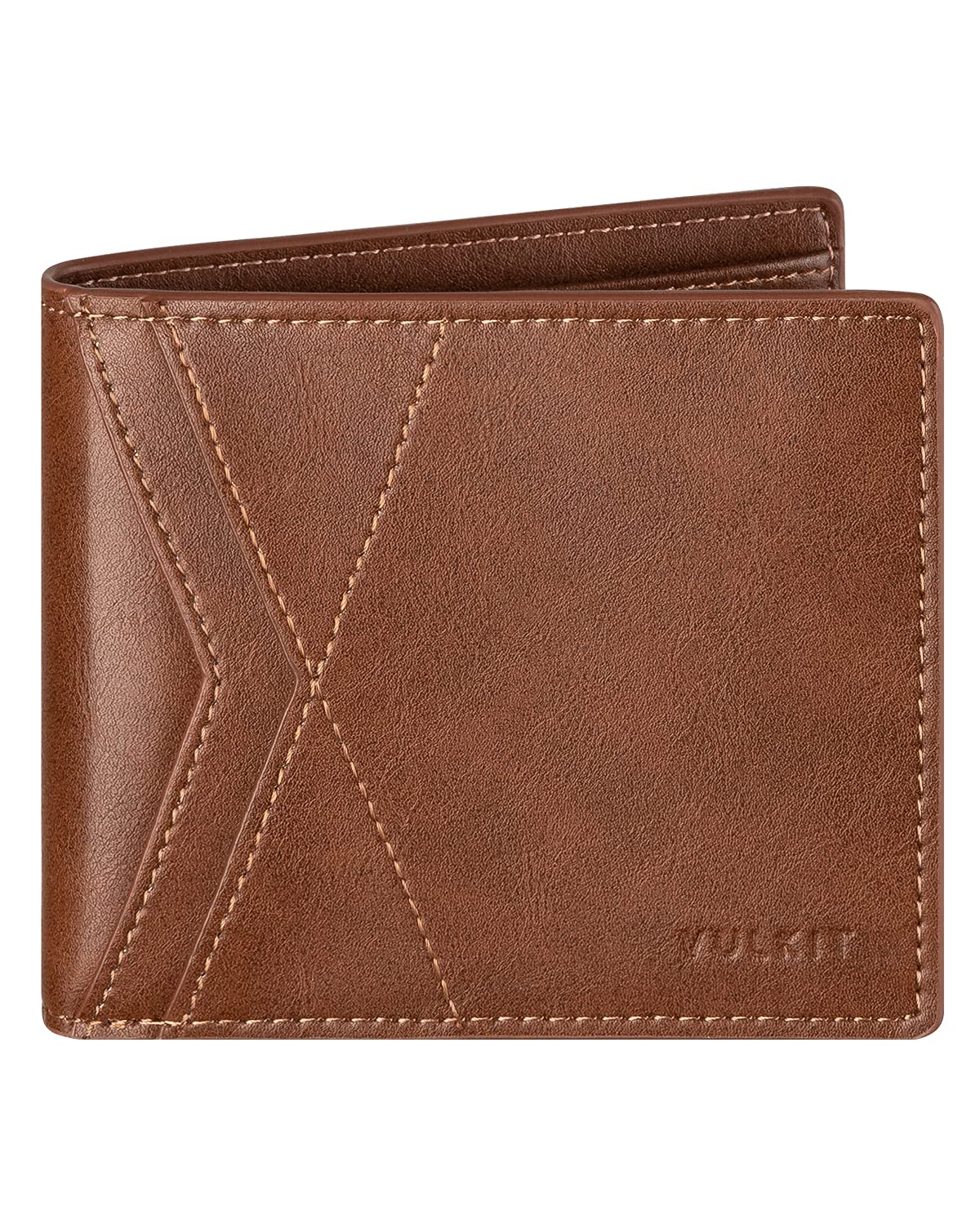 Buy Men's Wallet Minimalist Leather Bifold Wallet Rfid Blocking with ID Window Online at