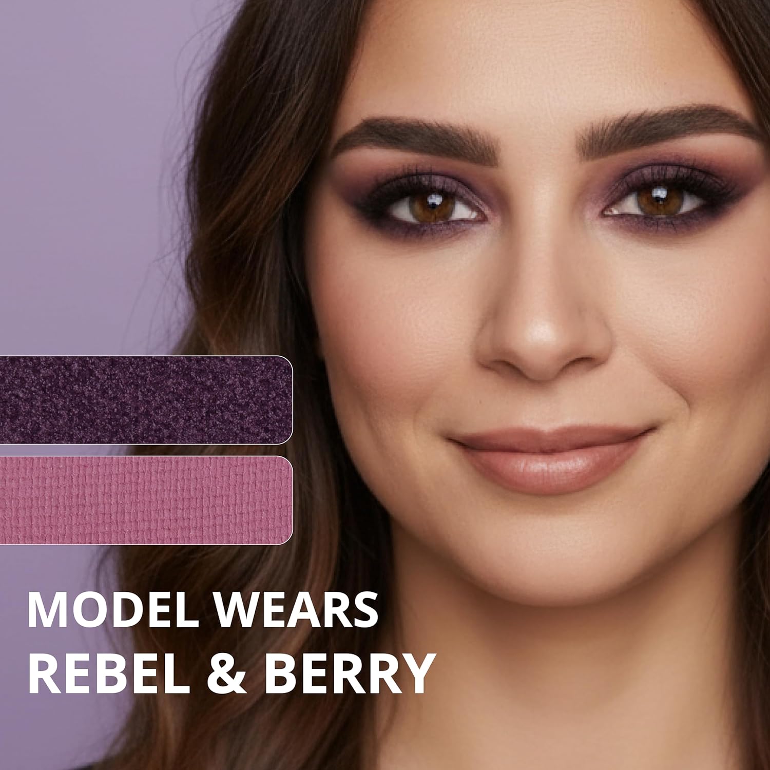 Lamora Pink Eyeshadow Palette - 12 Soft Mauve Rose Shadows, Multi-Use Eye Makeup Palette with Matte & Shimmer Finishes, Ultra-Blendable Everyday Neutrals, Long-lasting Wear, Travel Makeup with Mirror - Image 8