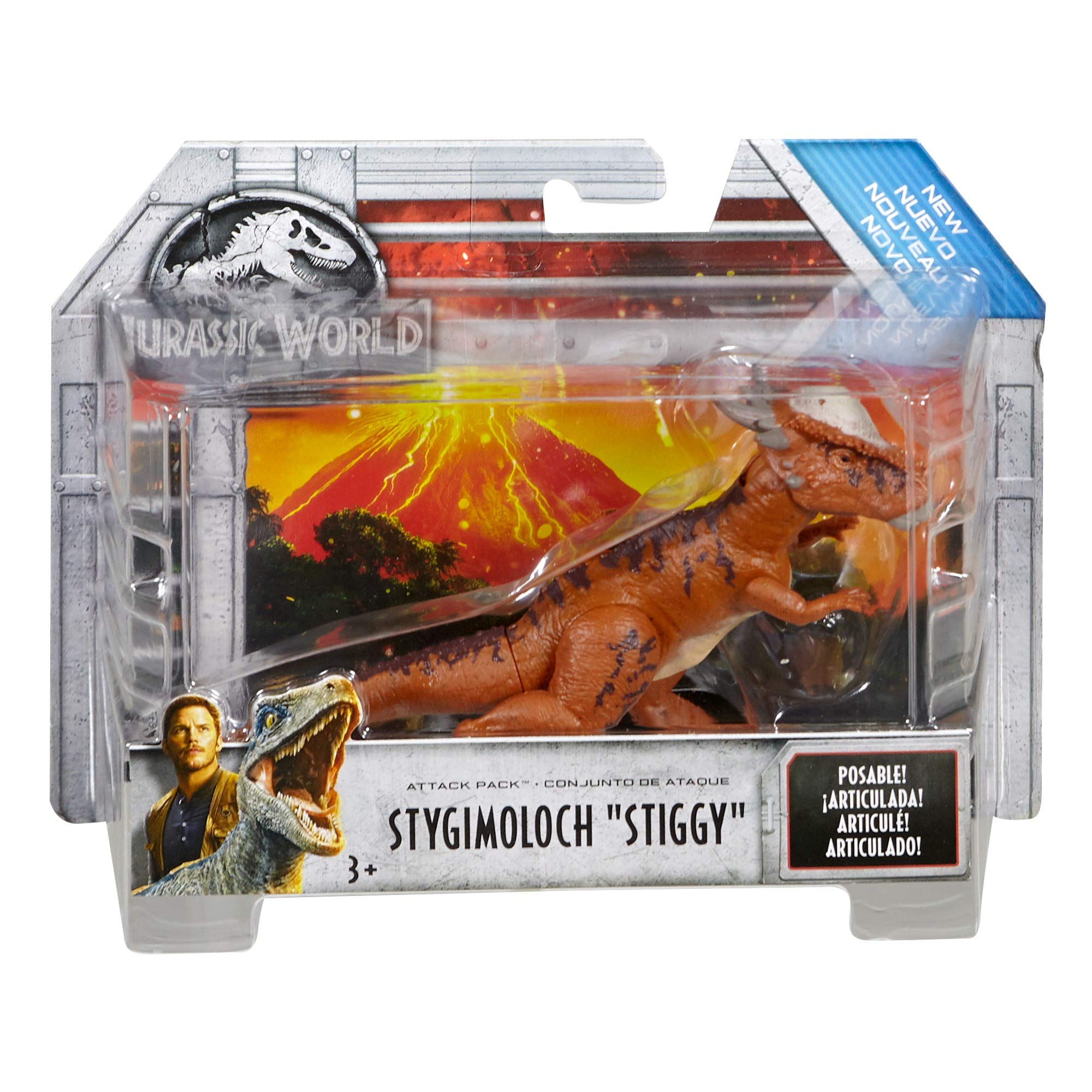 Jurassic World Dinossauro Stygimoloch de ataque, dinossauro de
