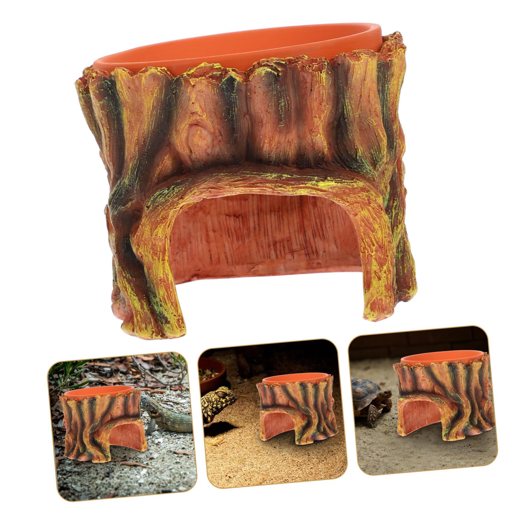 Per Rettili Per Gechi Leopardini e Decorativo Per Terrario Accessorio Per Acquari e Habitat Per Rettili e Facile Installare
