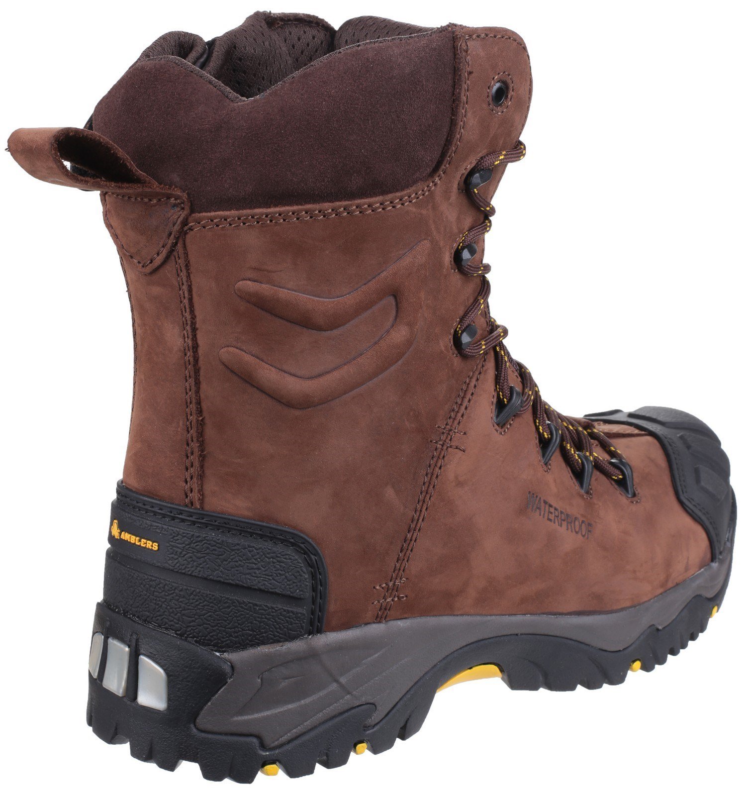 Amblers Safety Mens AS995 Pillar Waterproof Hi-Leg Lace up Safety Boot Brown Size UK 9 EU 43
