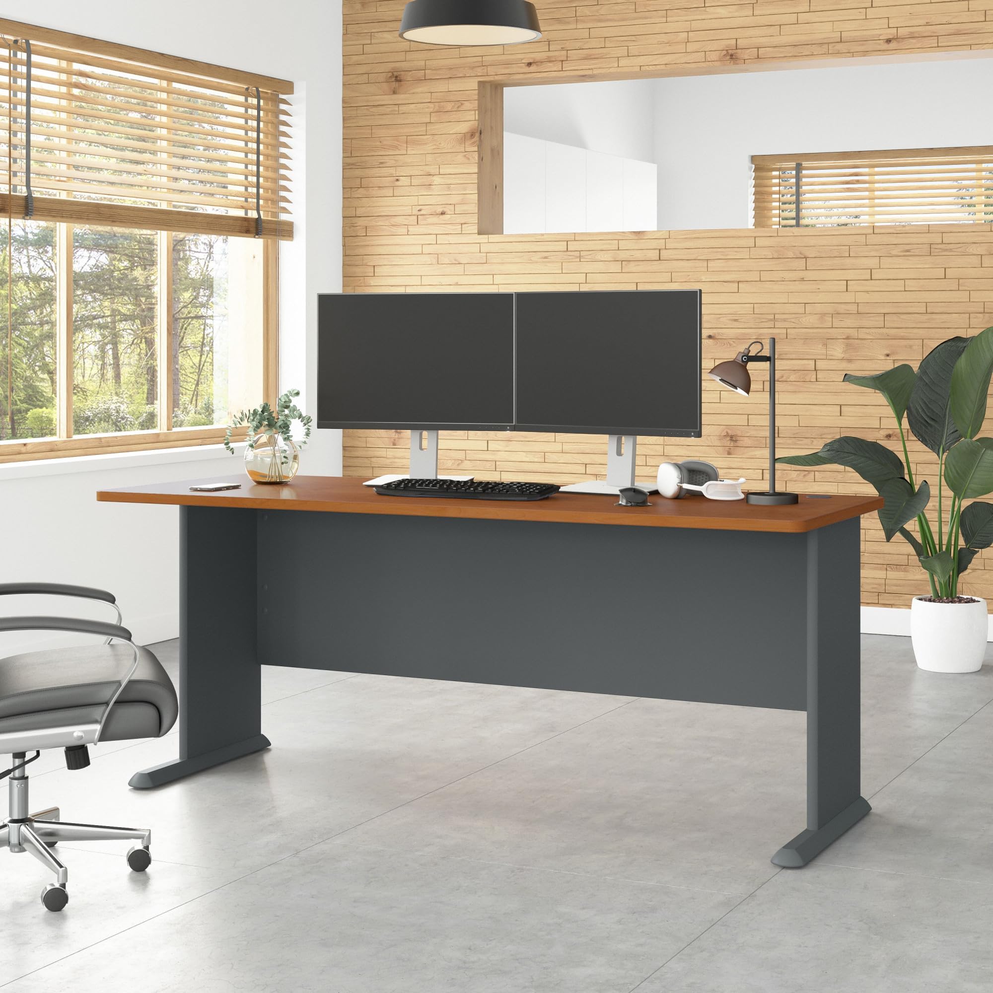 DESK,72 X 27,CH/SLT