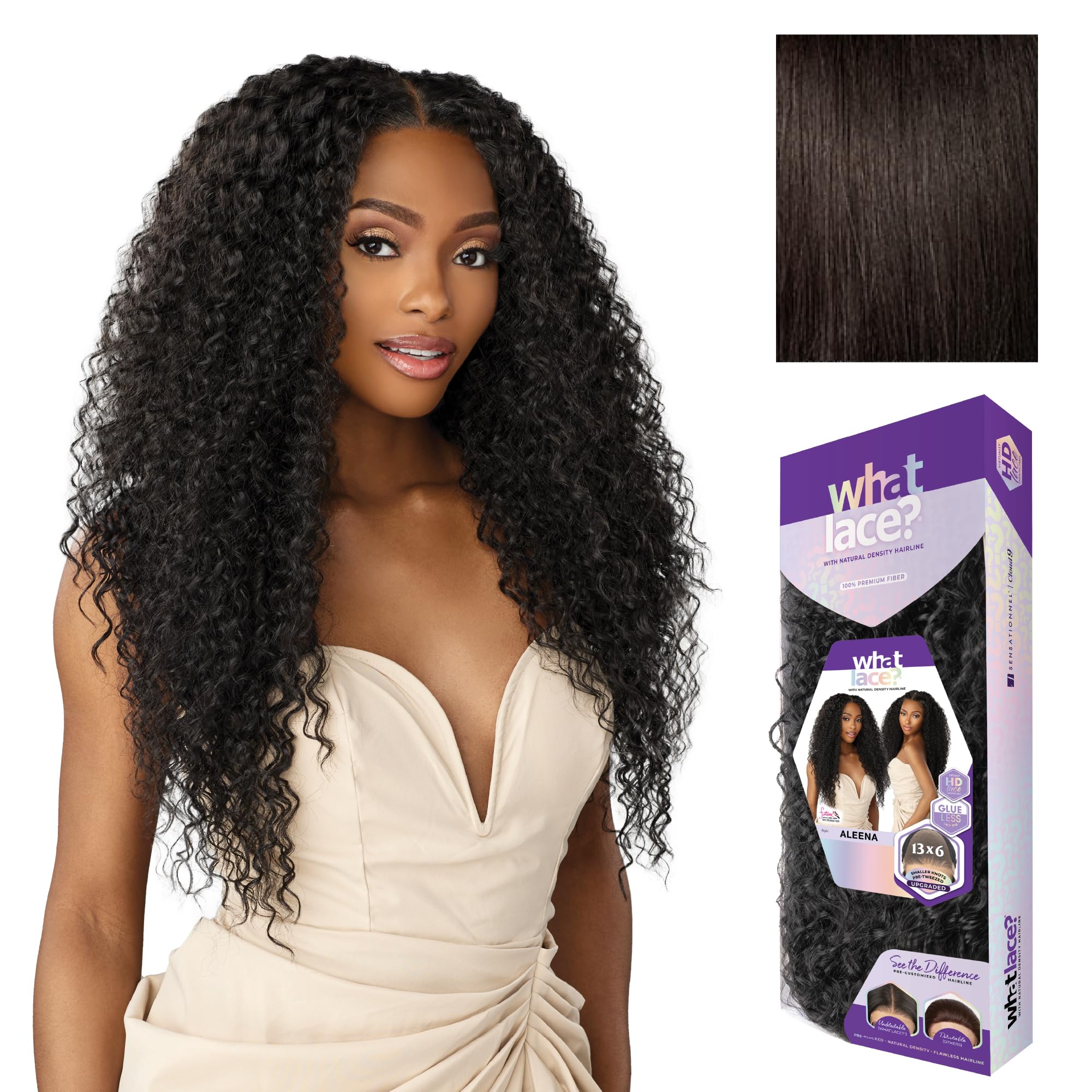 Amazon.com : Sensationnel What Lace 13X6 Wigs - Aleena Lacefrontal
