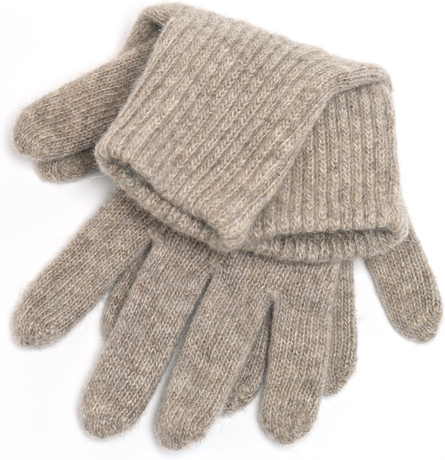 Zaya Organic Pure Wool Gloves for Men and Women, Un-dyed Natural Fiber, Sustainable Cold-Weather Essentials