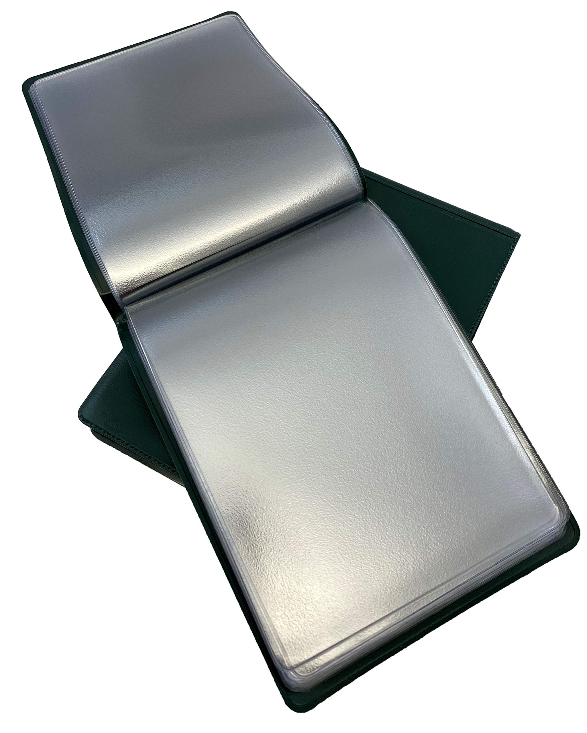 Lansdale A6 Floppy/Soft Cover Nyrex/Nirex Document Holder - Green - 20 Pockets