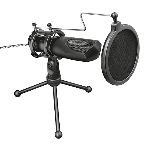 Microfone Gamer Trust GXT232 Mantis Streaming pto