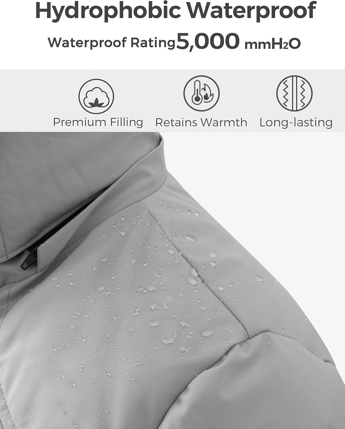 Wantdo Women's Long Quilted Winter Coat Thicken Puffer Jacket with Faux Fur Hood - Image 5