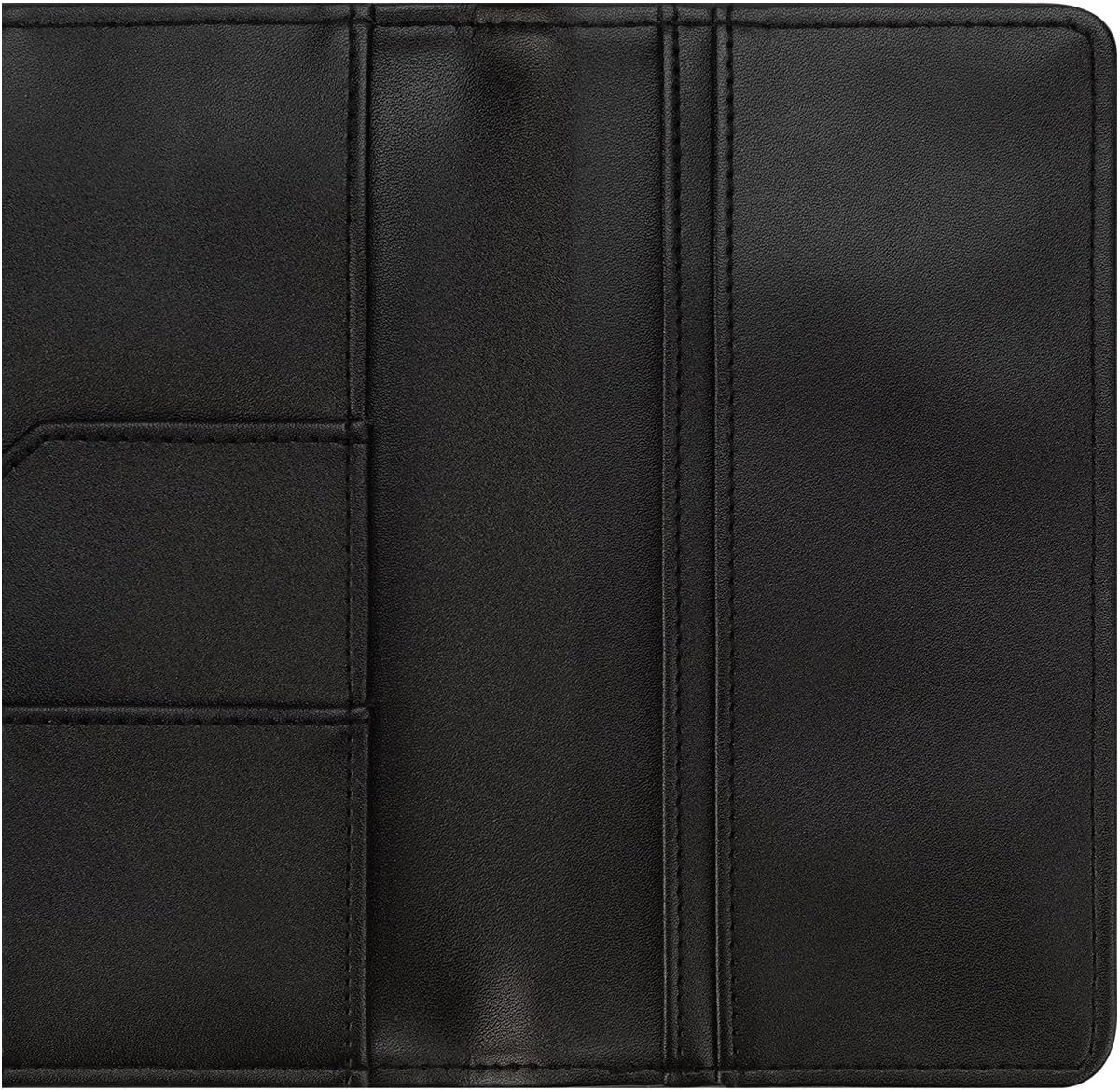 FranklinCovey - FC Basics Cover - Simulated Leather - Open Cover for Wirebound Planners (Pocket Slim, Black)