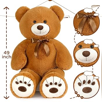 Amazon.co.jp: Muiteiur 49インチ ジャイアントテディベア