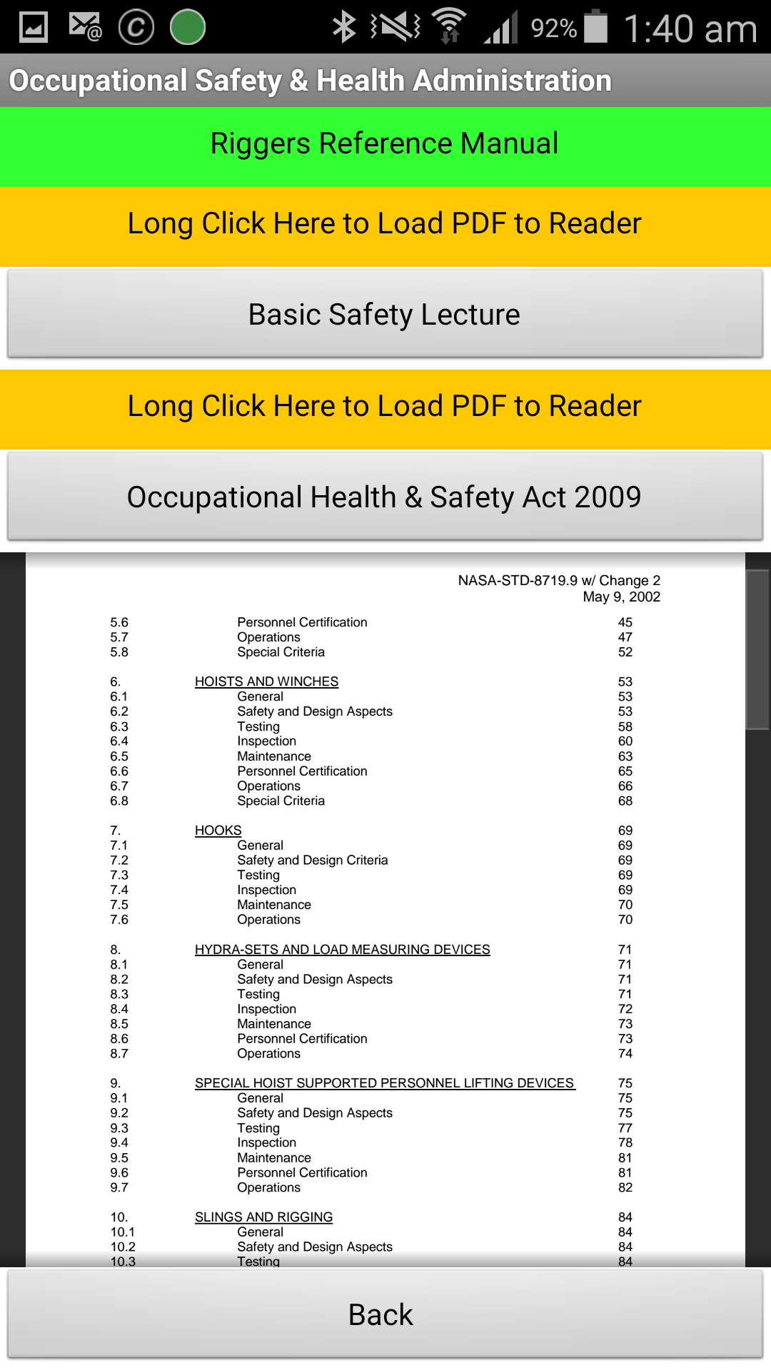 An Engineers Guide to Lifting Equipment Regulations App on the Amazon Appstore