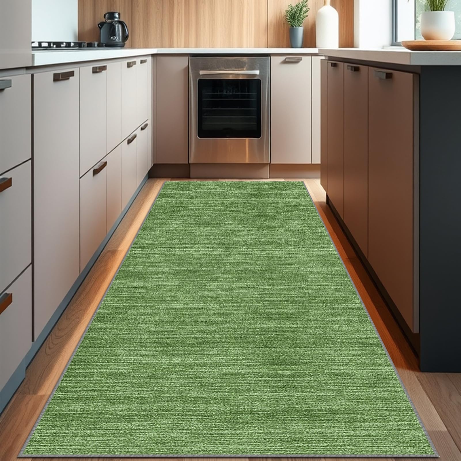 Tehocwiz Carpet Runners for Hallways Long, Non Slip Kitchen Runner, Corridor Runner Rug, Absorbent Narrow Rugs, Machine Washable Hallway Hall Runner for Kitchen, Laundry, Entryway 50 x 300 cm