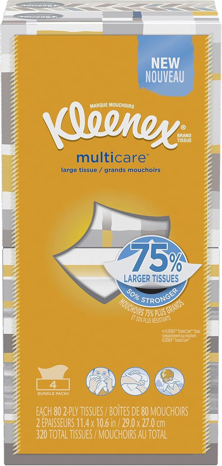 Kleenex Multicare Facial Tissues, 4 Count Amazon.co.uk Grocery