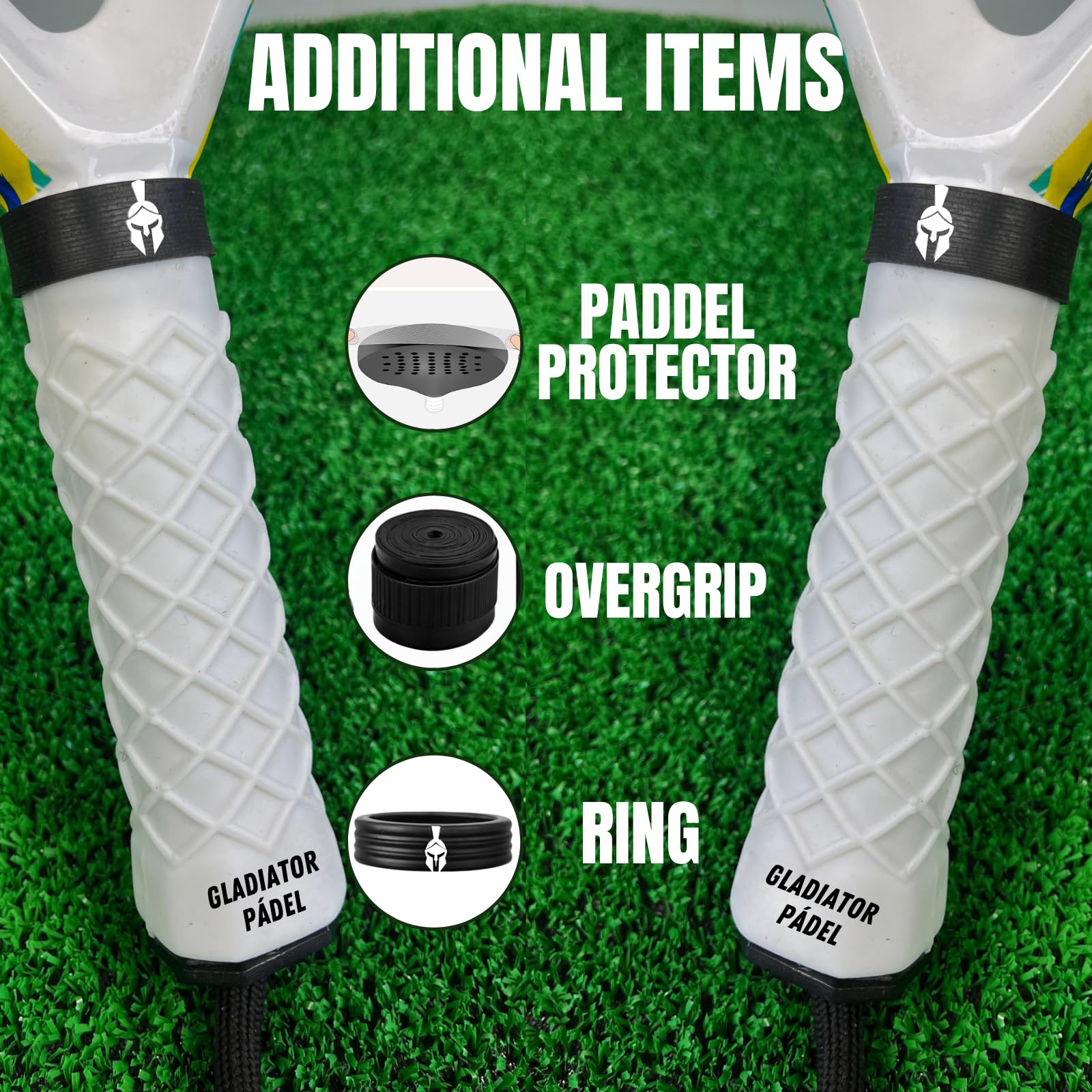Octagonal Racket Grip Anti-vibration Padel Racket Grip Padel Racket Anti-Vibration Grip ...