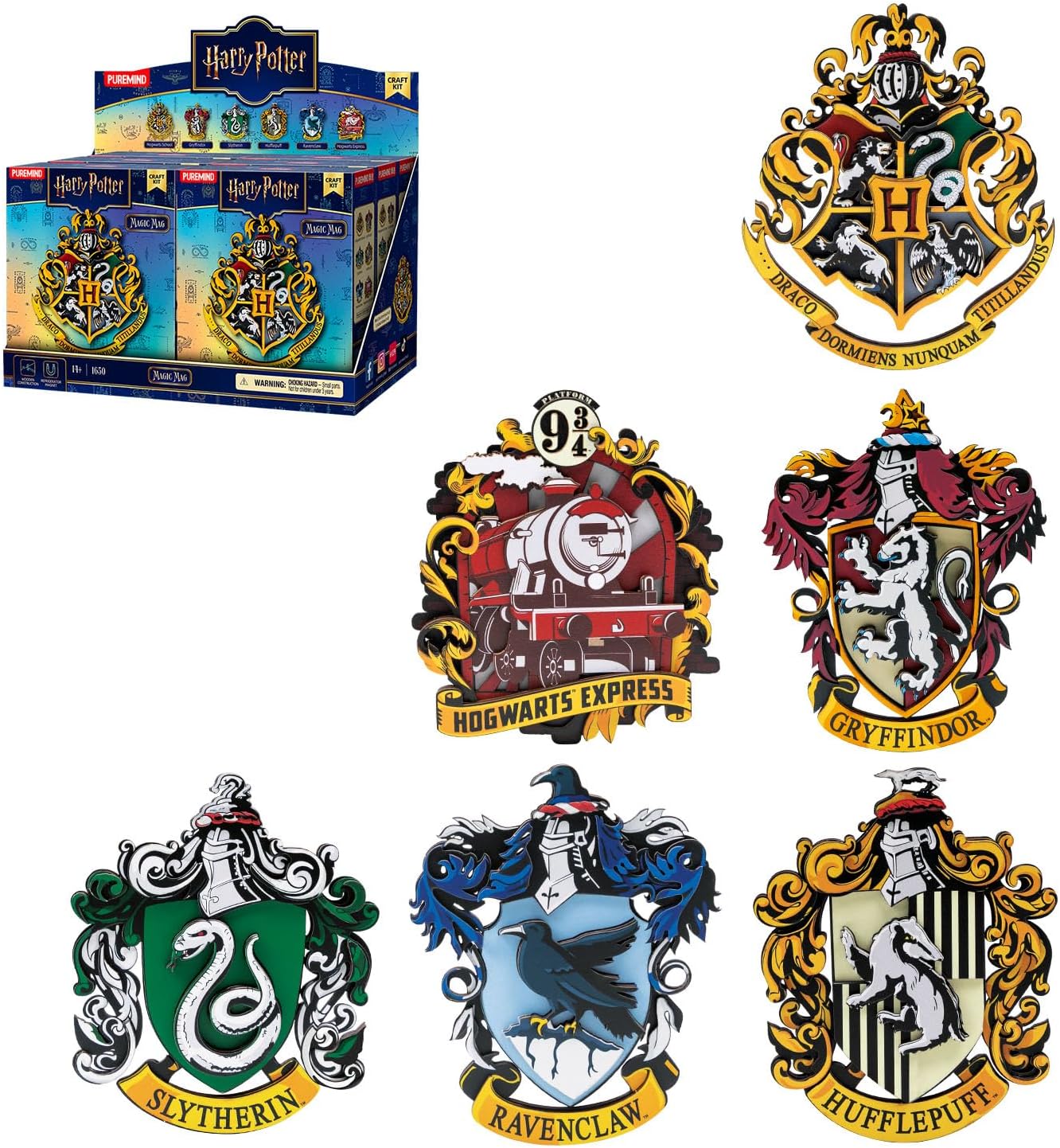 Aimants frigo blasons & emblème Poudlard Express