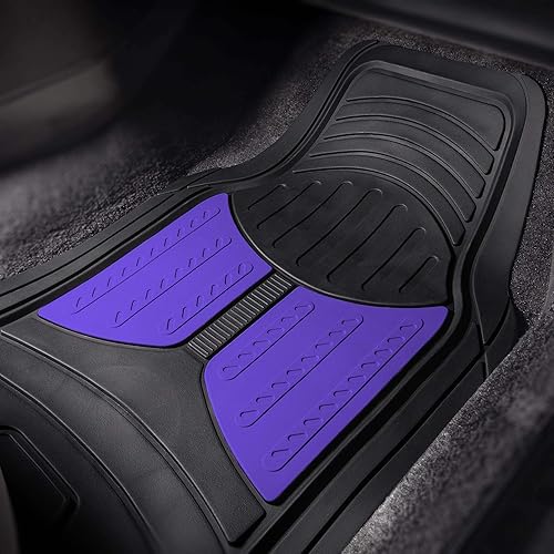 Miniatura 4 de FH Group Monster Eye - Juego completo de alfombrillas de goma con forro de vinilo recortable para maletero  alfombrilla de carga negra, se adapta a