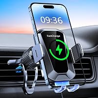 EOIWUY 15W Caricatore Wireless Auto, 360° Rotazione Supporto Telefono Auto