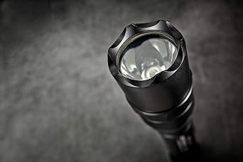 SureFire E2D Defender Ultra Dual Output LED Flashlight with Tail Cap Click Switch, Black