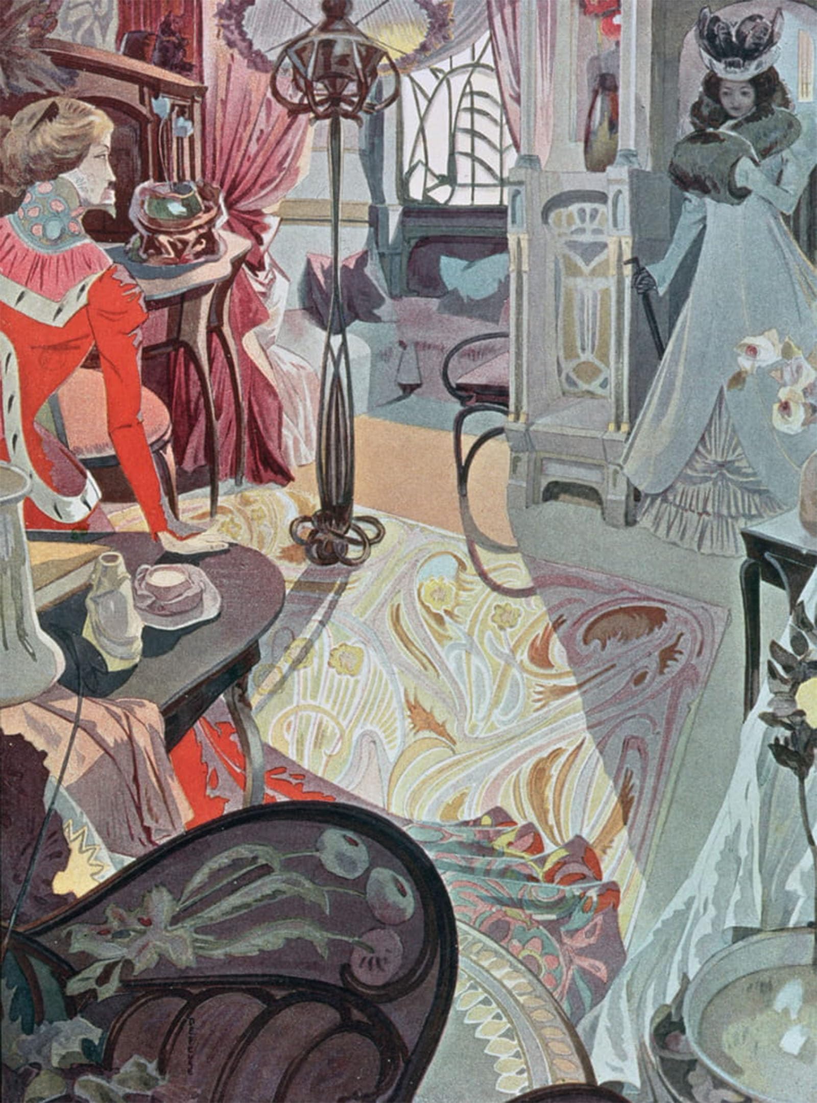 Impression toile Georges De Feure affiche decoration haut de gamme