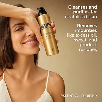 ISDIN Isdinceutics Essential Purifier, Water-Based Foaming Cleanser, Removes Up to 91% of Impurities1, 150ml