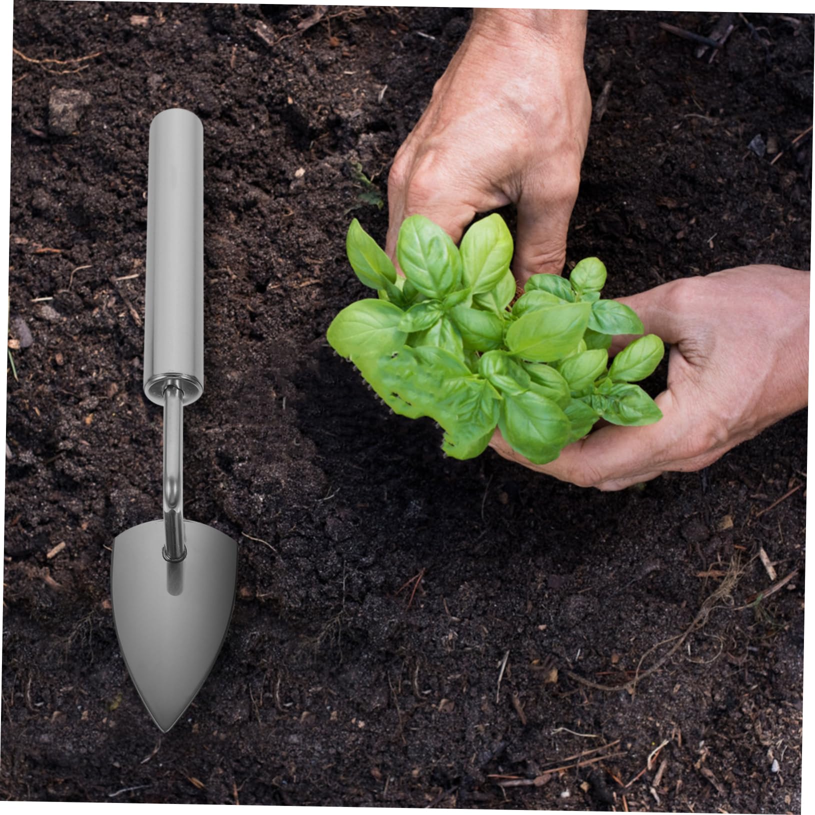 Sosoport 5stücke Gartenwerkzeug Edelstahl Pflanzschaufel Mit Ergonomischem Griff Für Umpflanzen Und Gartenpflege Geeignet Für Kleine Töpfe Und Innenräume