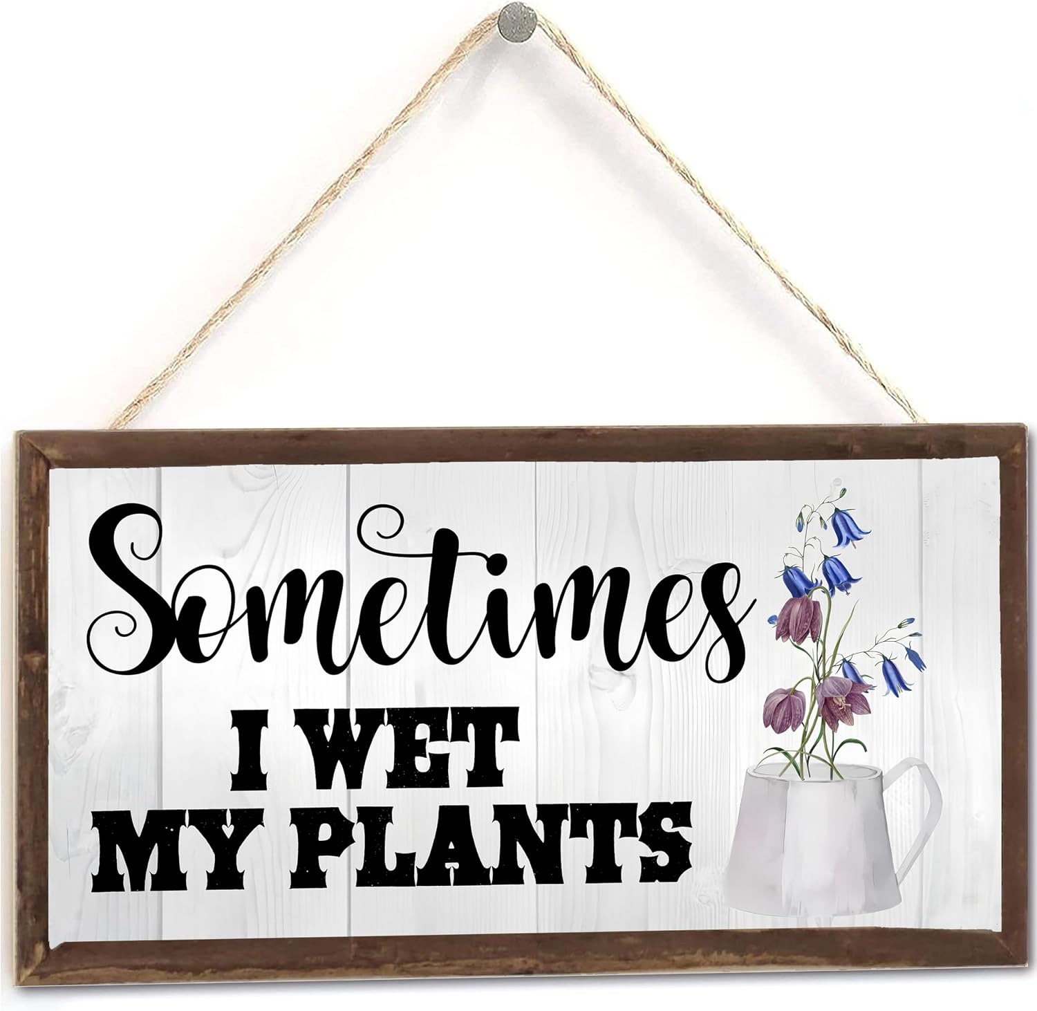 TOMATO FANQIE No Soliciting Wooden Sign Crafts for House Funny - 10x5inch Door Hanging Plaques with Saying No Soliciting, Seriously, Please Don't Make It Weird (US-G009) image 3