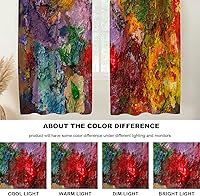 Vista 609 de Cenefas de cocina modernas con patrón de cobre marrón dorado para ventanas, cenefas opacas abstractas de marcas de arañazos y cortinas opacas