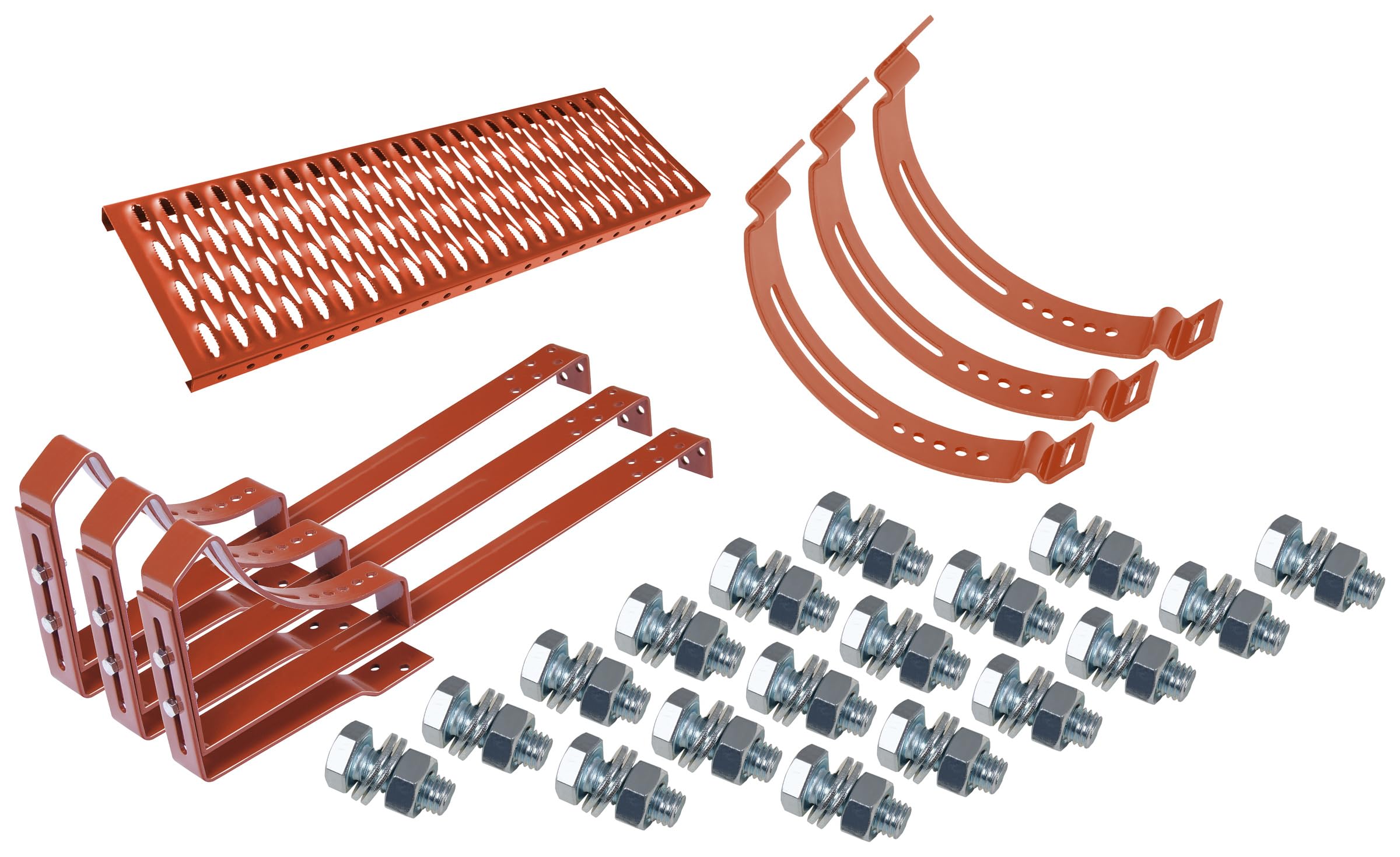 Escalera de 150 cm para tejas y tejas de cola.