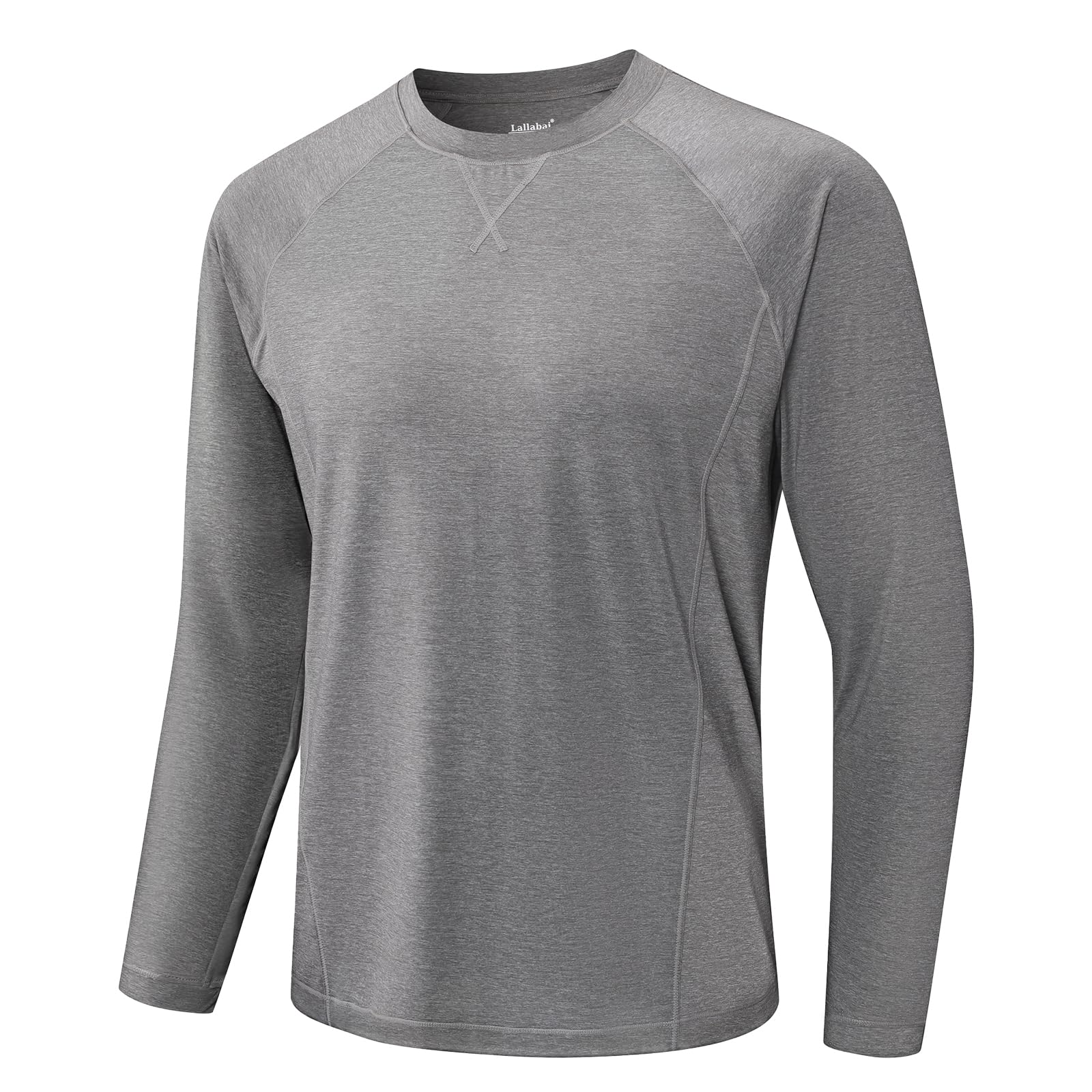 MEETWEE Herren UPF50+ Rashguard UV Shirt Langarmshirt UV Schutz Shirts, UV Sonnenschutz Atmungsaktiv Langarm Outdoor Angeln Laufen Wandern Funktionsshirt