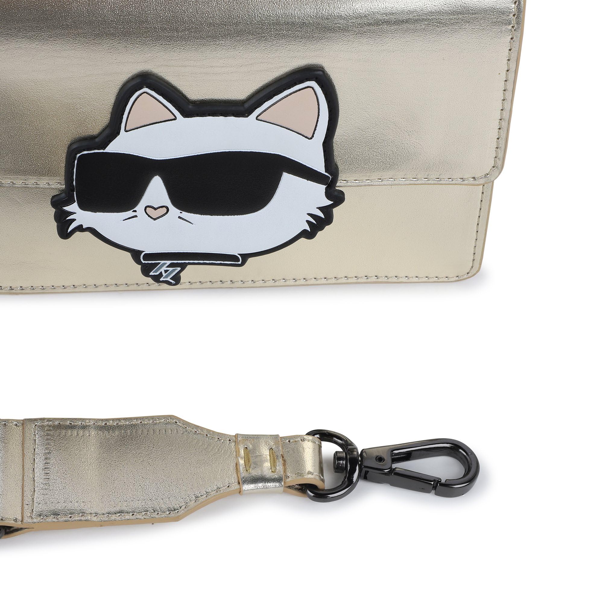KARL LAGERFELD Torebka dziewczęca, Z31025, Złoty, Normalny rozmiar