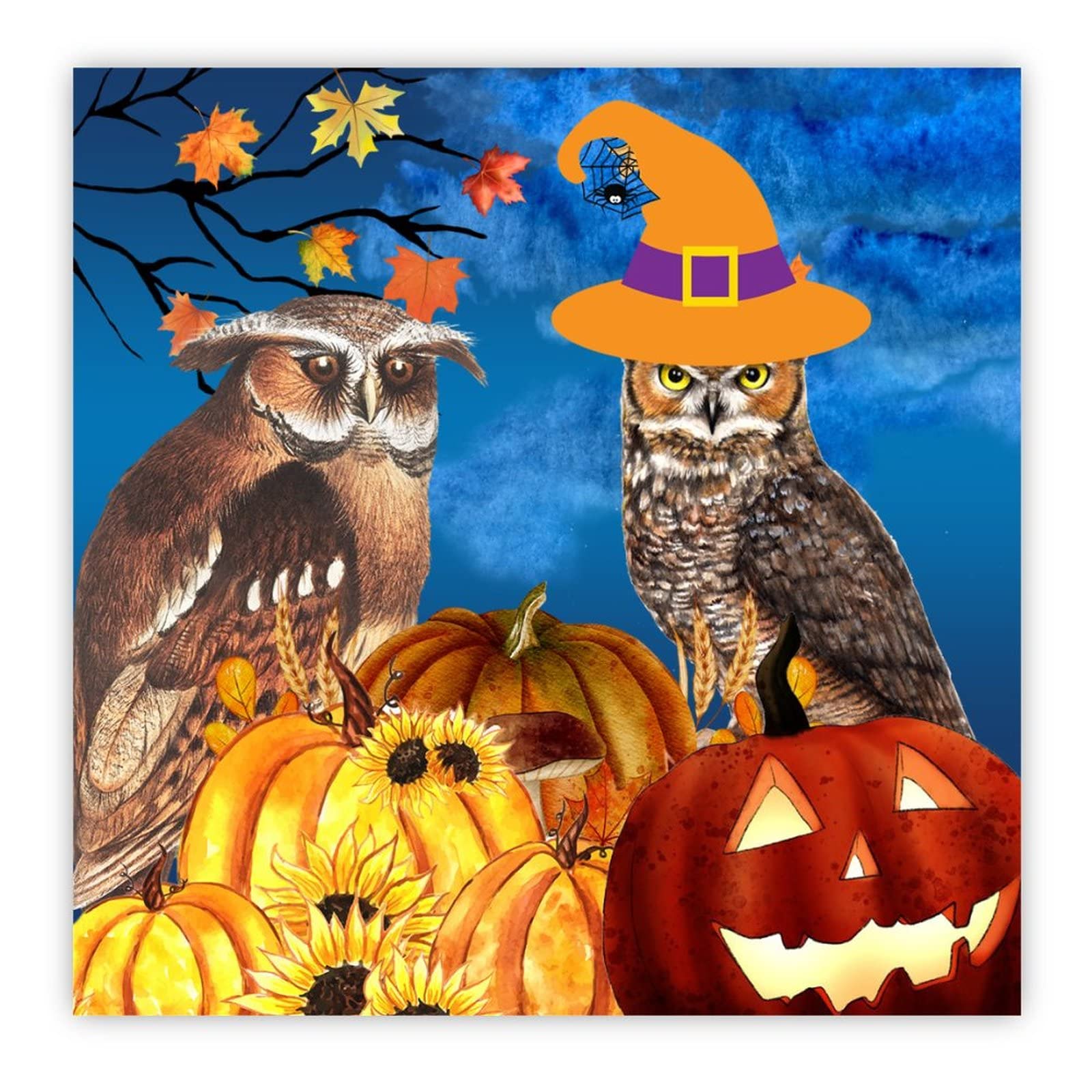 Panneau en bois Halloween sorcière et corbeau rétro de 30,5 cm pour décoration murale