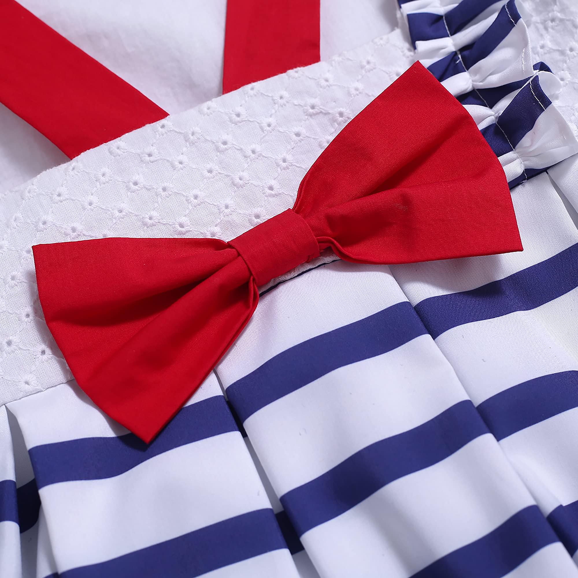 Niñas Elegante Primavera Verano Raya Sin Mangas Ropa Casual Niños pequeños Lindos Vestidos de Vacaciones